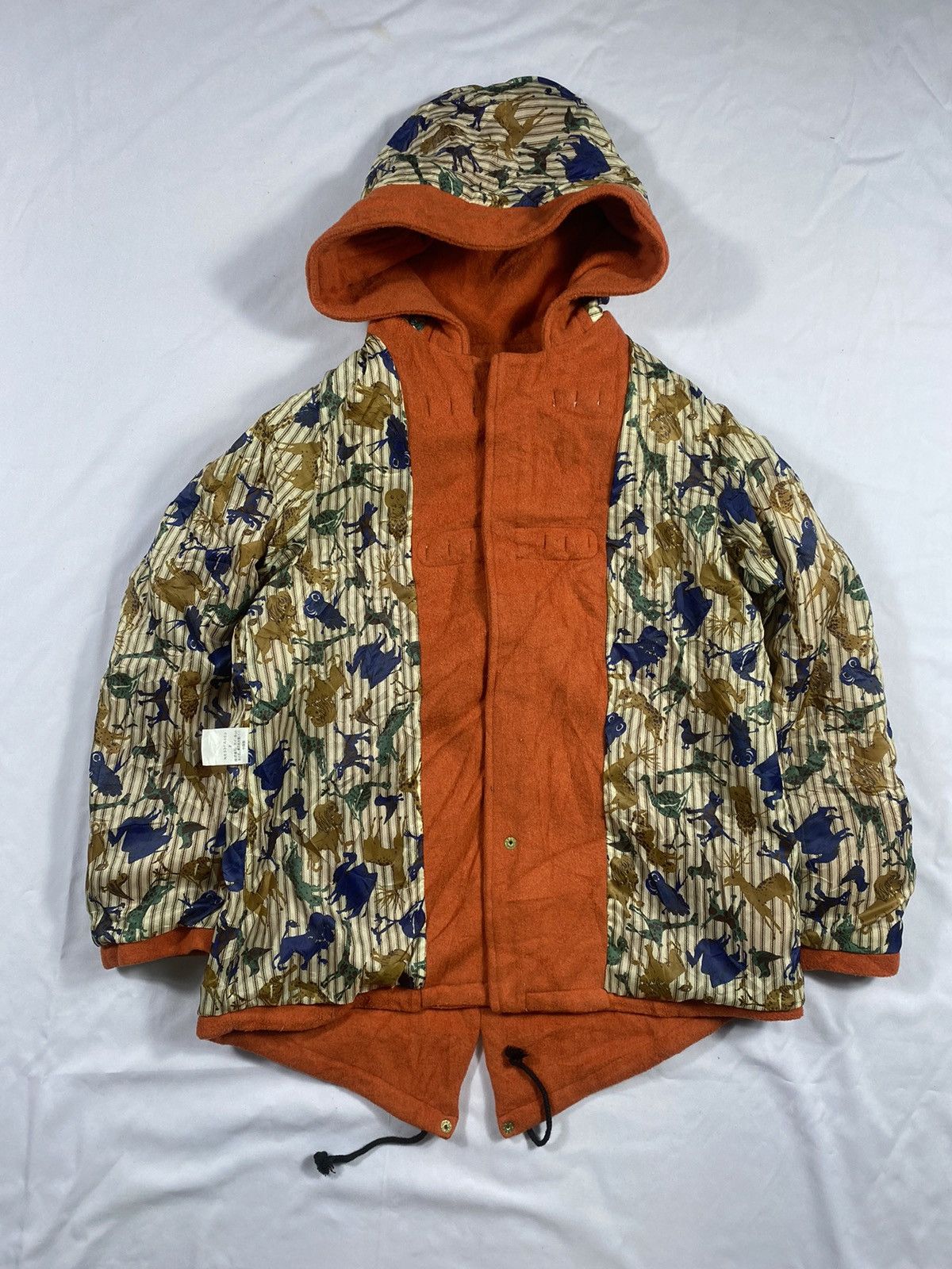 Ne-Net Net-Net Animal Wool Duffle Jacket By Issey Miyake Size US M / EU 48-50 / 2 - 15 Thumbnail