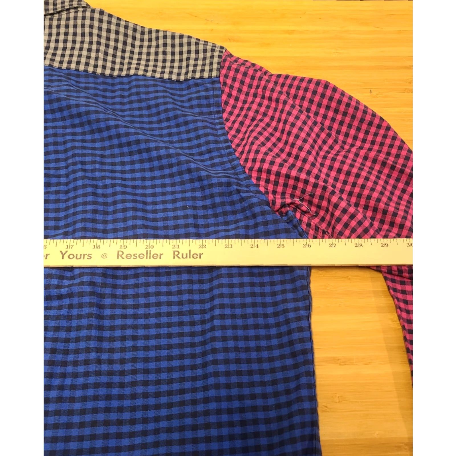 Lands' End Lands' End Mens XL Shirt Sail Rigger Oxford Traditional Fit Multicolor Check Button-Up Long Sleeve Casual Size US XL / EU 56 / 4 - 7 Thumbnail