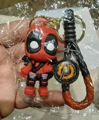Other Anime Action Figure Deadpool Keyring Keychain Size ONE SIZE - 3 Thumbnail