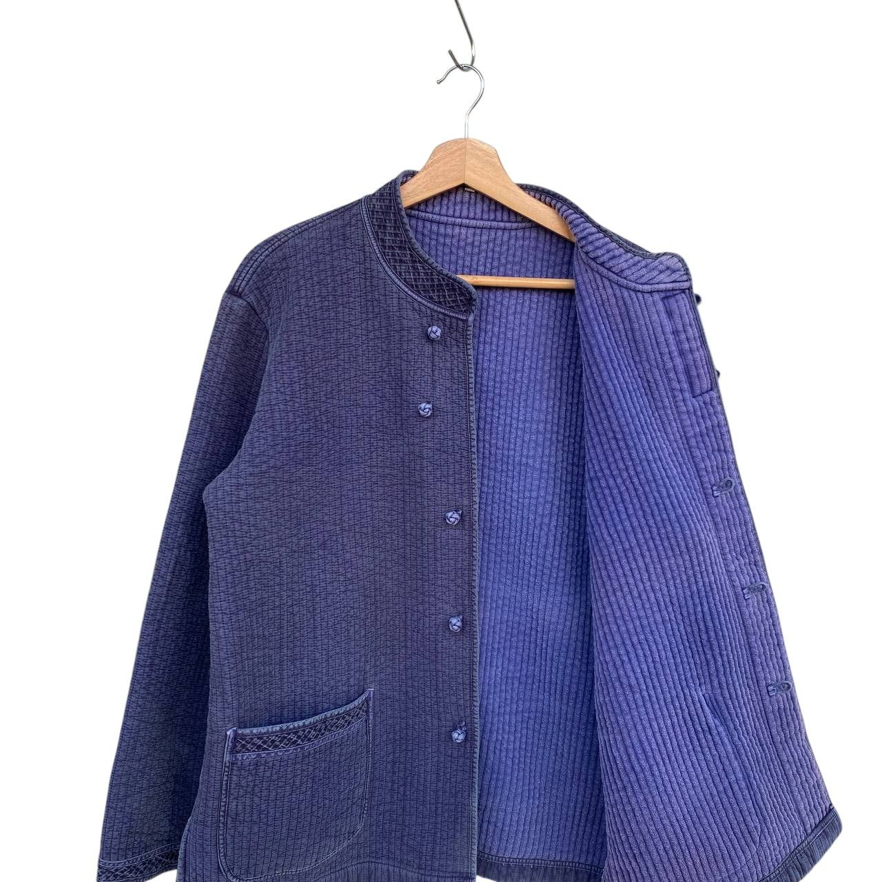 Japanese Brand 90s Vintage Japanese Indigo Blue Quilted KungFu Chore Jacket Size US L / EU 52-54 / 3 - 9 Thumbnail