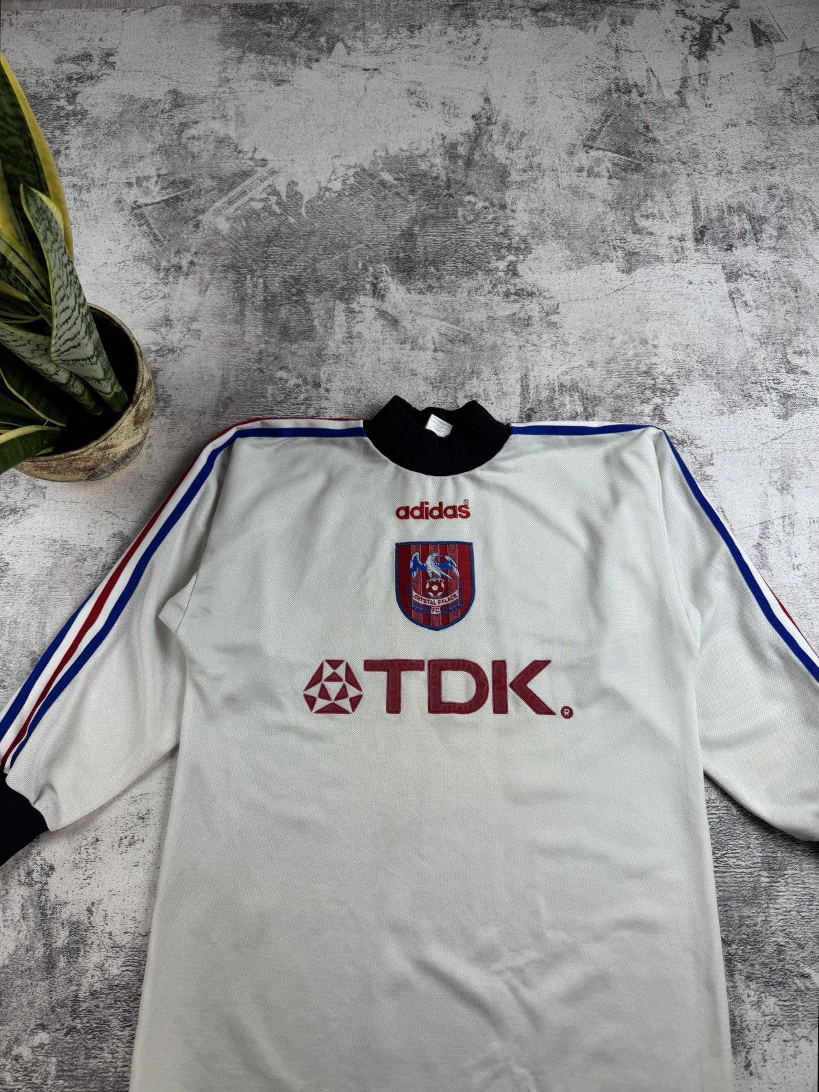 Adidas Crystal Palace 1996/1997 Goalkeeper GK Soccer Football T Shirt Jersey Longsleeve Size US S / EU 44-46 / 1 - 4 Thumbnail