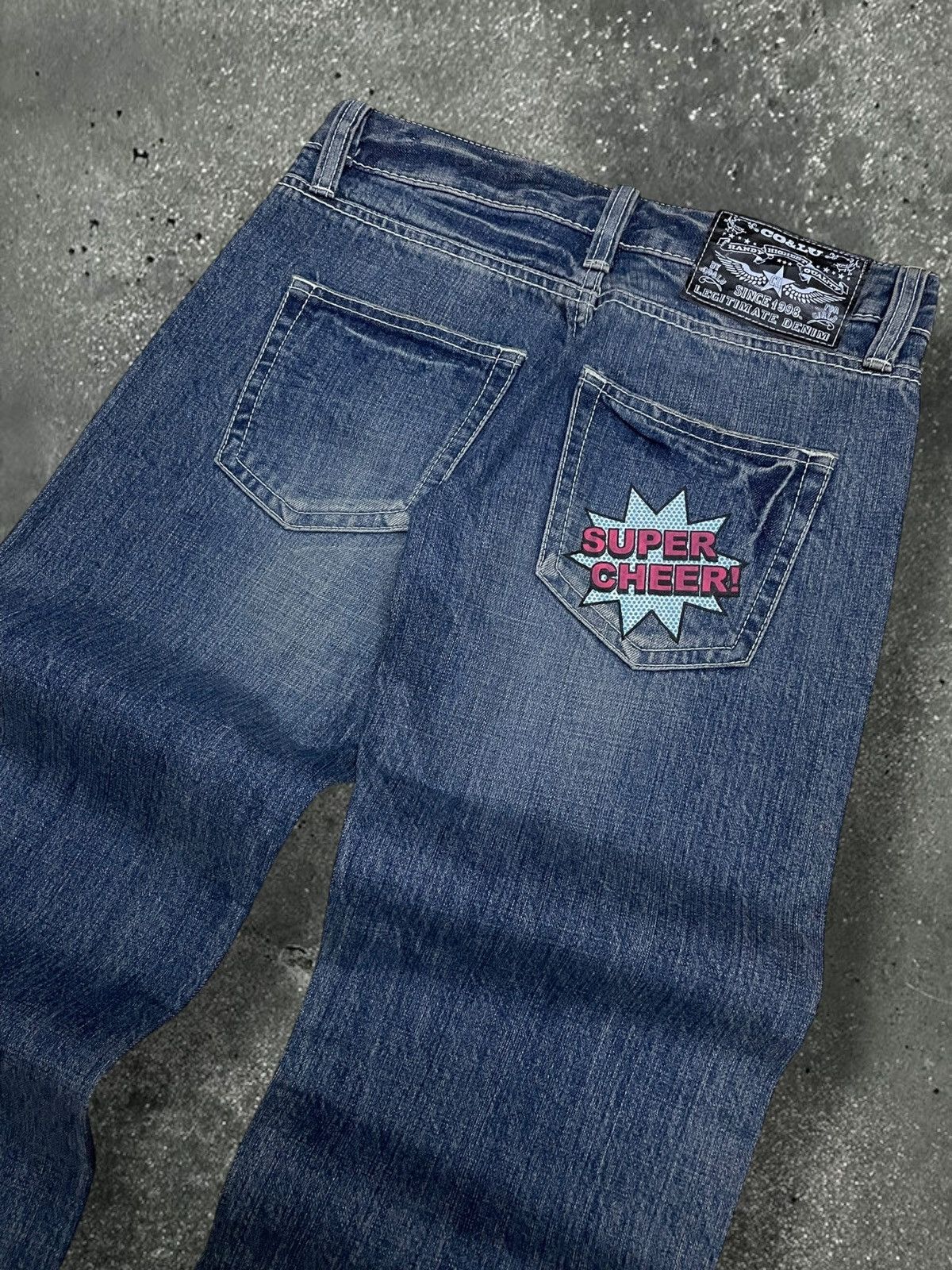 Hysteric Glamour Vintage Rare Designer Co & Lu Special Edition Printed Denim Size US 29 - 13 Thumbnail