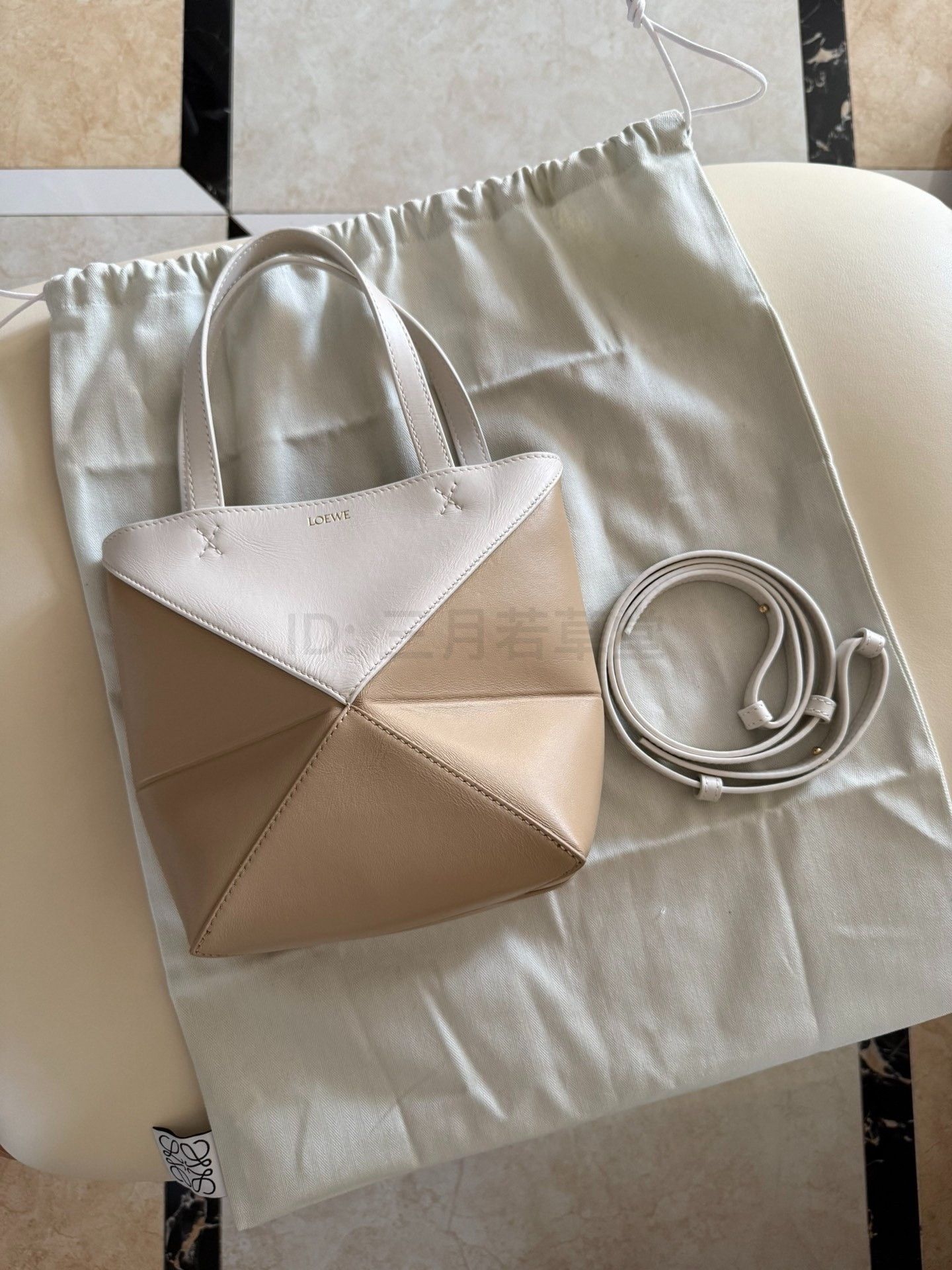 Loewe Loewe Puzzle Fold Mini Tote Bag Size ONE SIZE - 5 Thumbnail