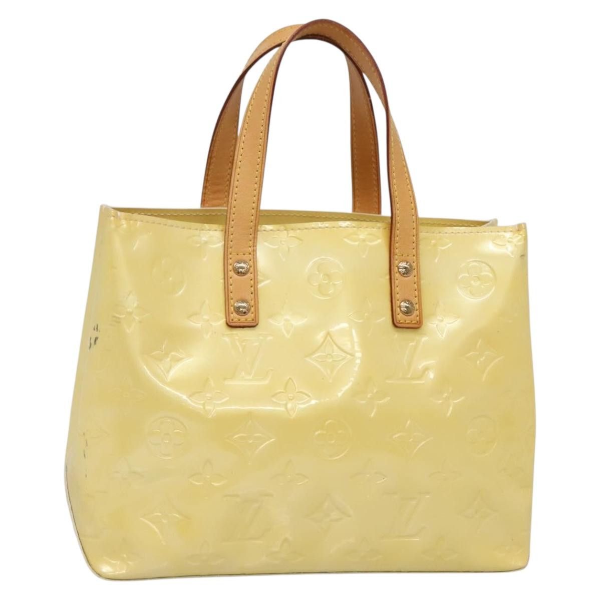 Louis Vuitton LOUIS VUITTON Monogram Vernis Reade PM Hand Bag Perle M91336 Size ONE SIZE - 1 Thumbnail
