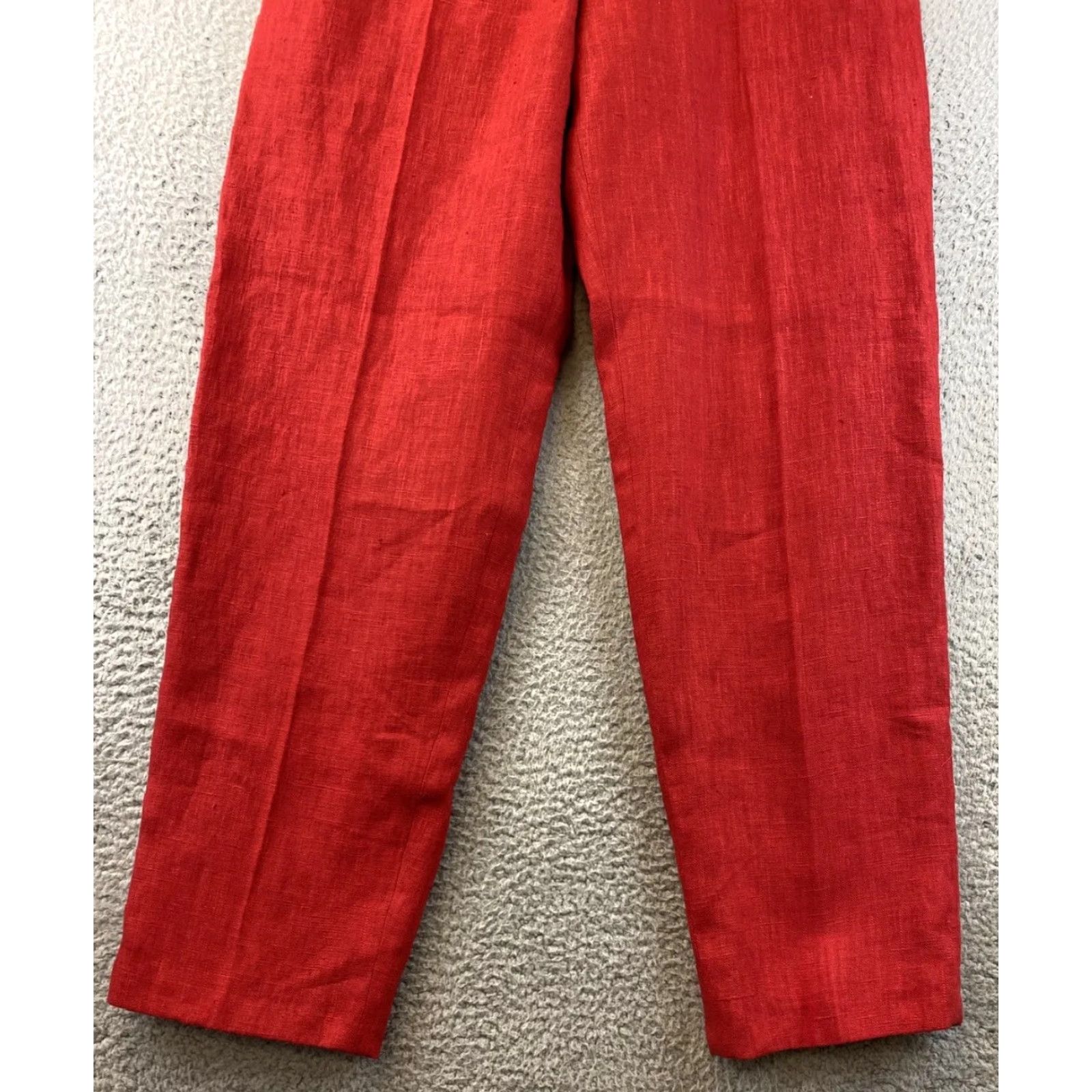 Vintage VINTAGE harvé benard Pants Dress Pants Women 10 Red 31" Waist 32" Inseam NWT Lenin/Business Casual Women Mens? Wait. Size 32" / US 10 / IT 46 - 2 Thumbnail