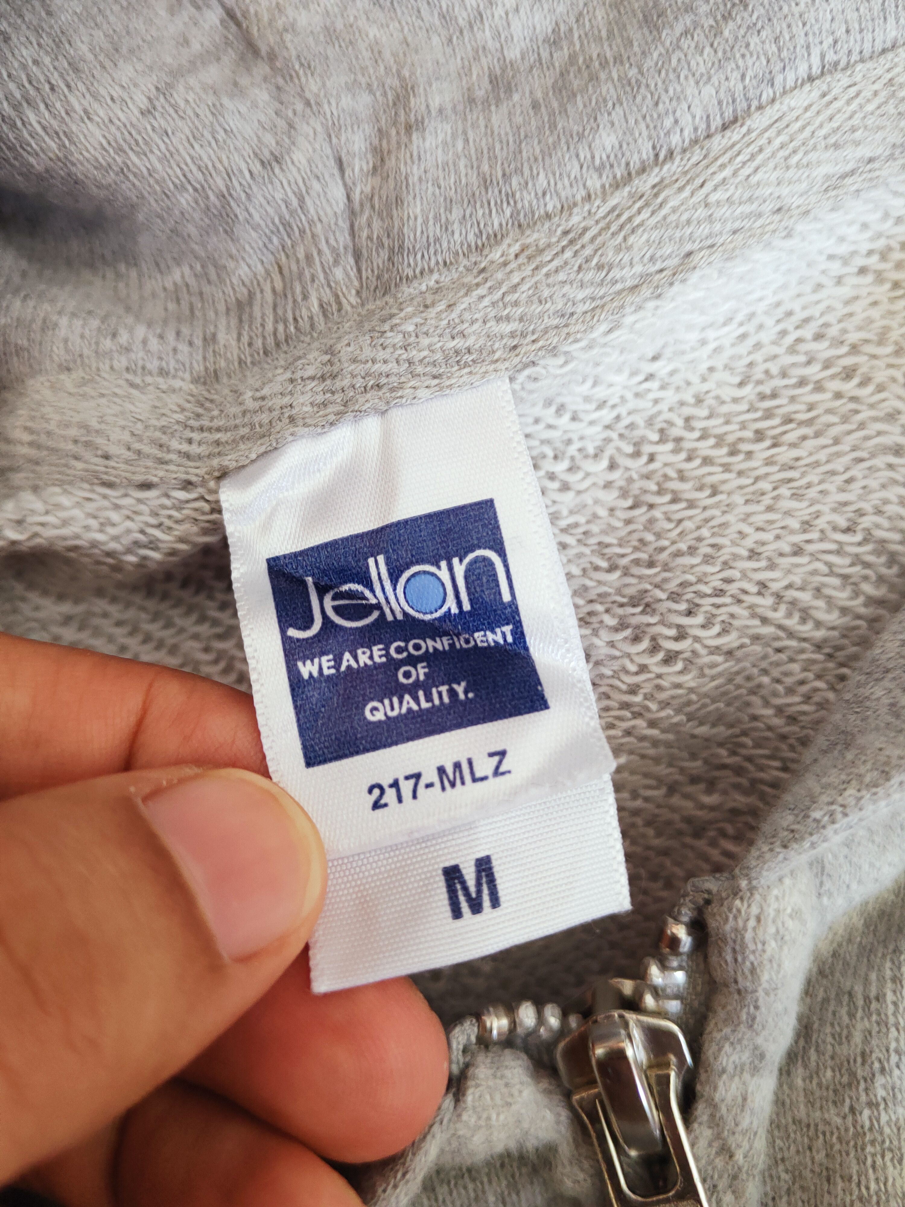 Homespun Knitwear × Vintage Vintage Jellan Gray Hoodie Sweaters Size M / US 6-8 / IT 42-44 - 12 Thumbnail