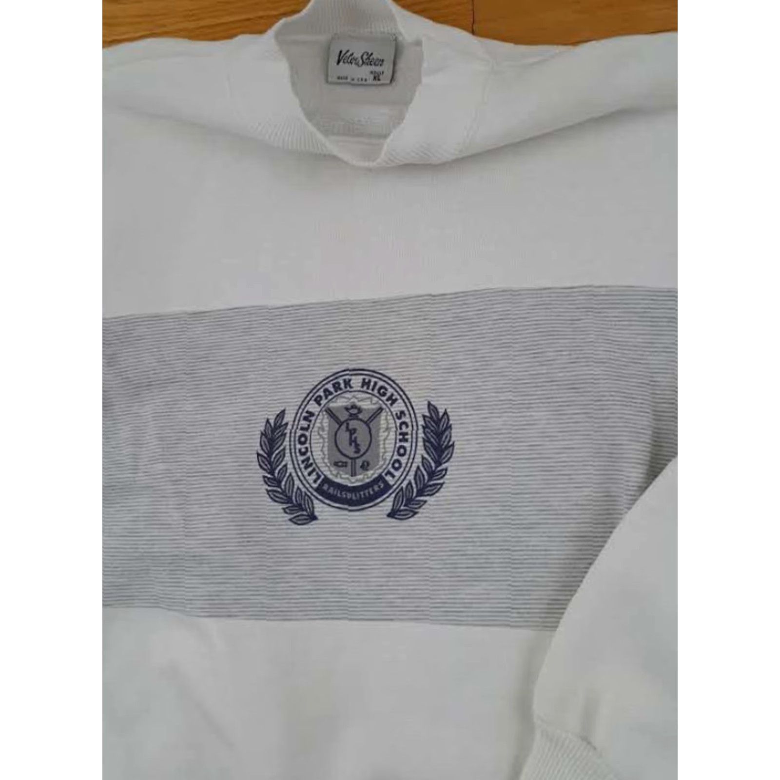 Velva Sheen VINTAGE Lincoln Park High School Mi. Embroidered Sweatshirt XL Velva Sheen USA Shirt Men Size US XL / EU 56 / 4 - 5 Thumbnail