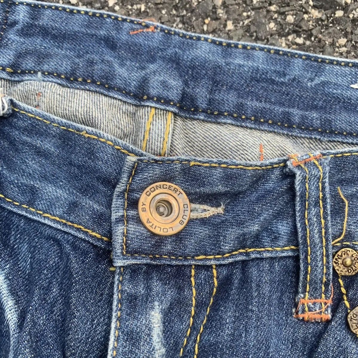 14th Addiction ⚡️BEST OFFER⚡️Thunderstruck Cinch Back Denim VERY RARE Pants Size US 32 / EU 48 - 4 Thumbnail