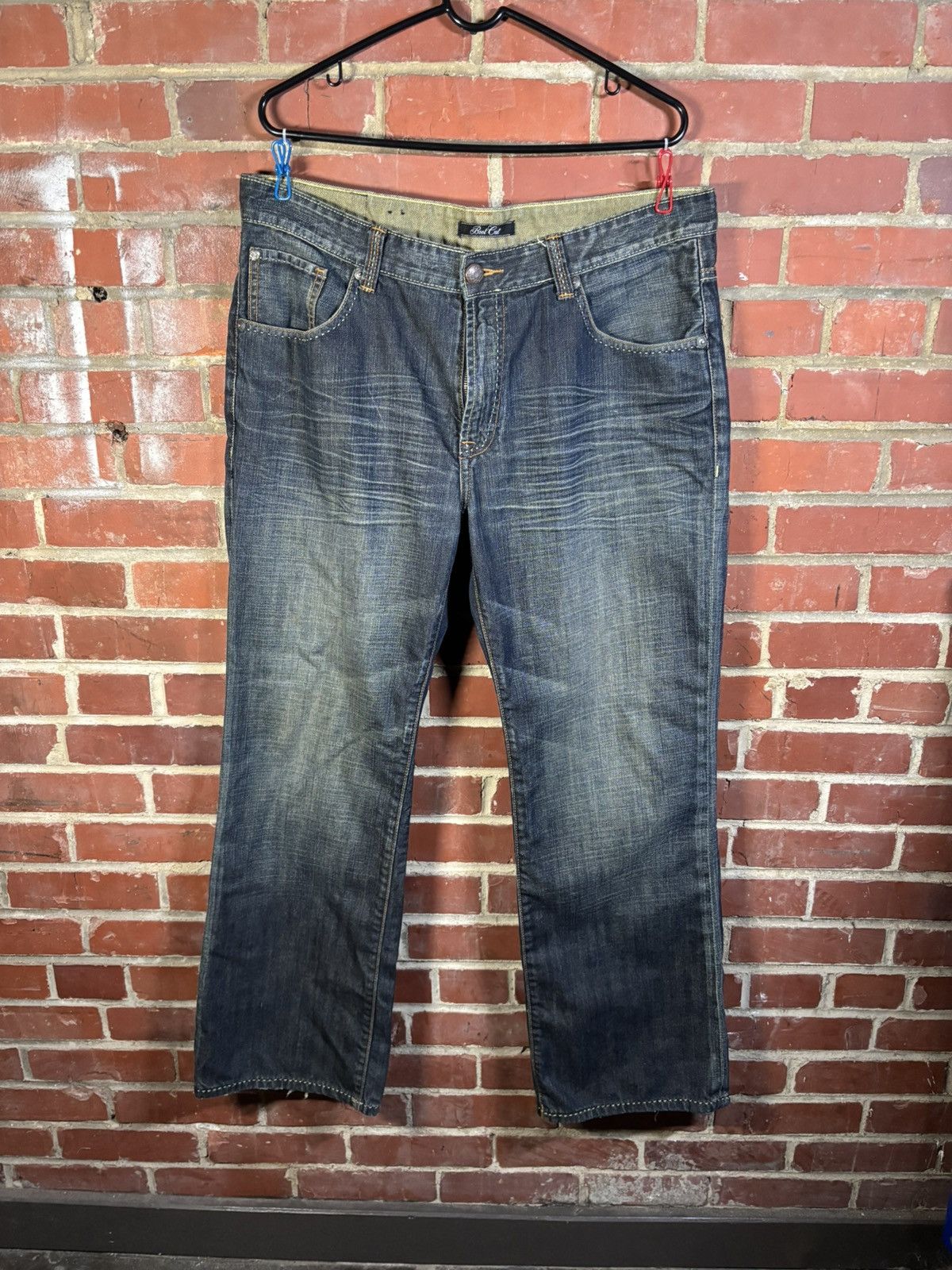 Marc Ecko Vintage Y2k Marc Ecko Cut-Sew Jeans Boot 38x32 (Real 39x32) Size US 39 - 2 Thumbnail