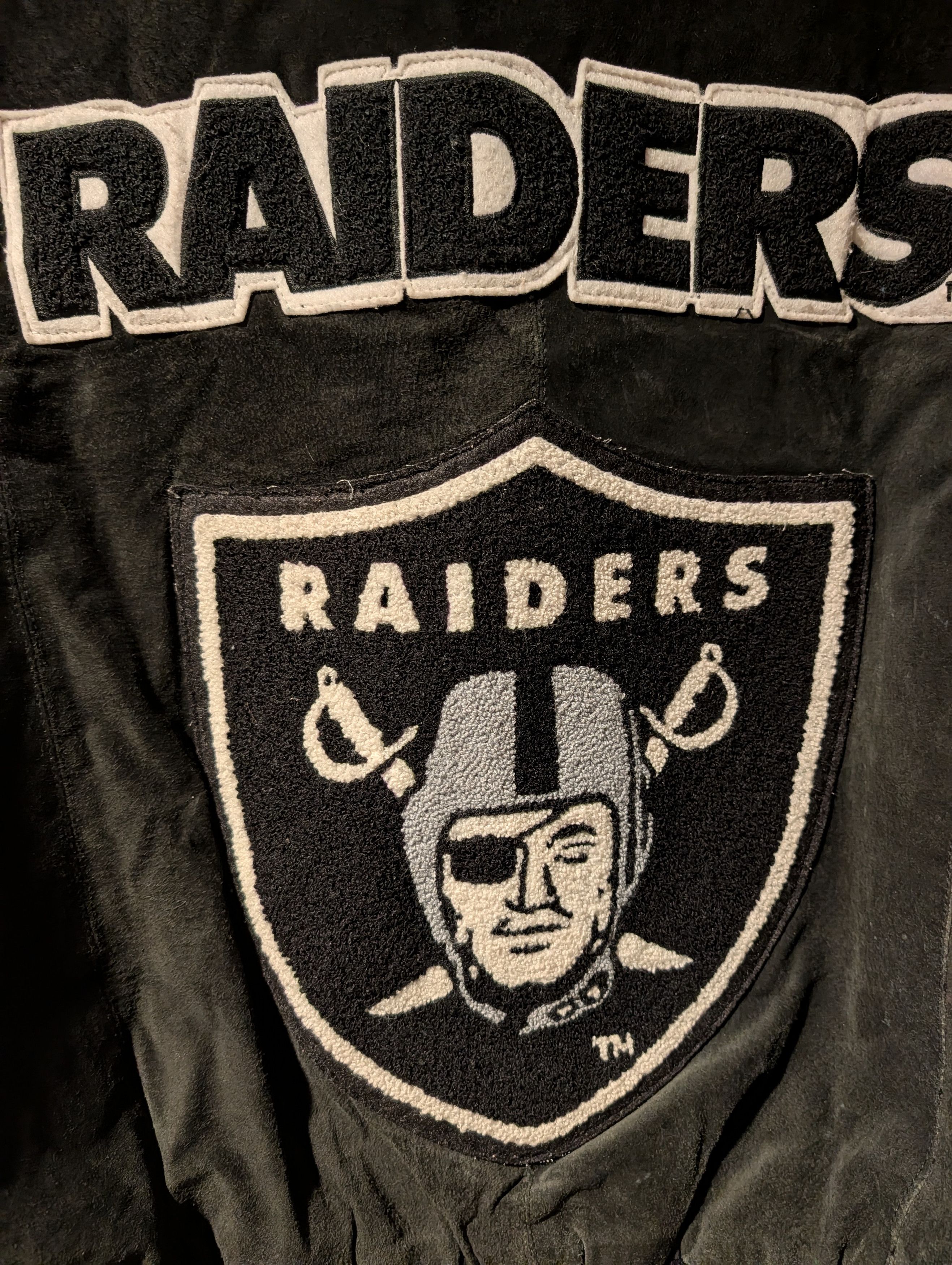 NFL Vintage Raiders Jacket Mens XL G-III Carl Banks Suede NFL Size US XL / EU 56 / 4 - 2 Thumbnail