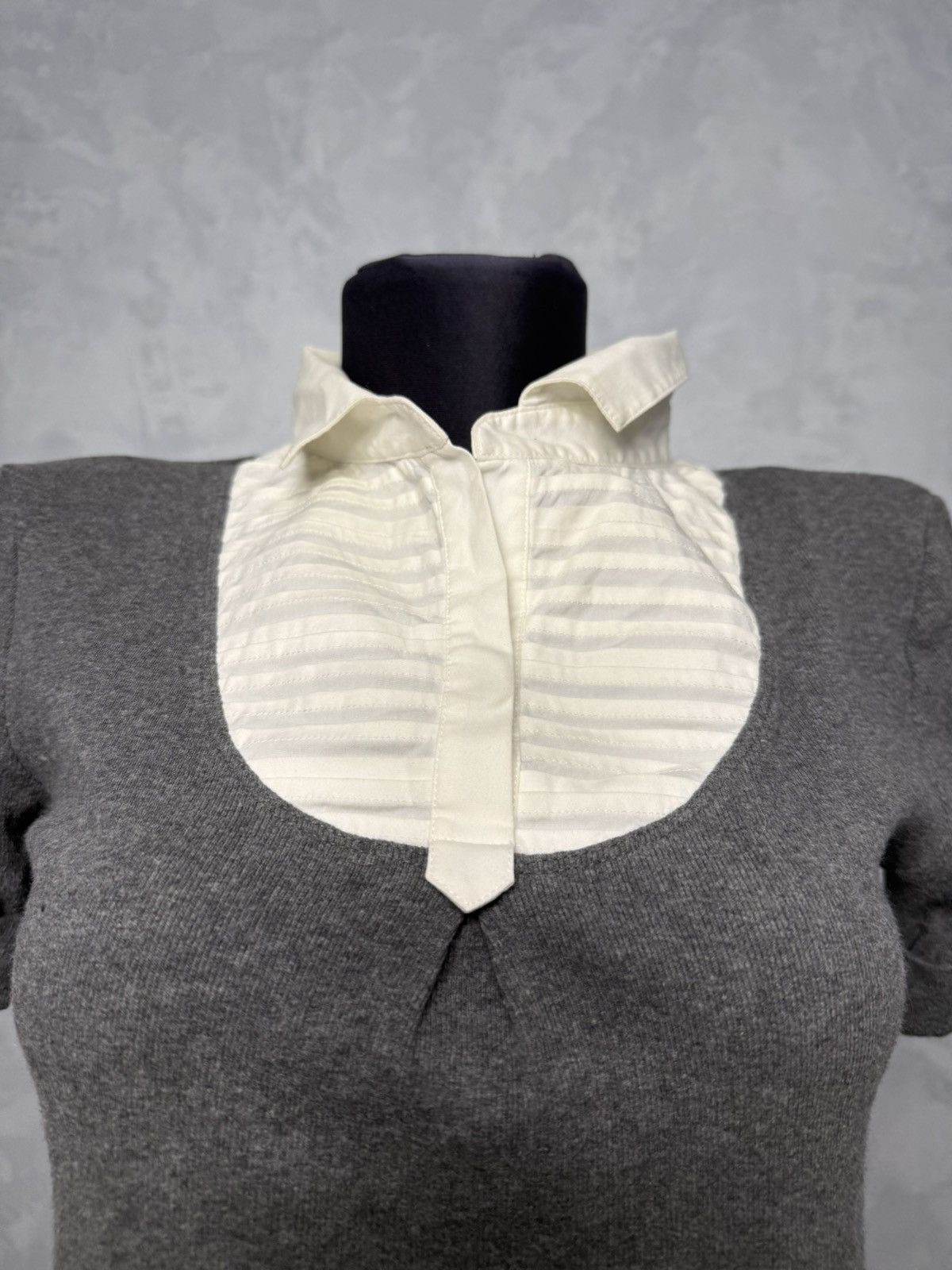Brunello Cucinelli Brunello Cucinelli women’s T shirt blouse cotton M grey Size M / US 6-8 / IT 42-44 - 2 Thumbnail