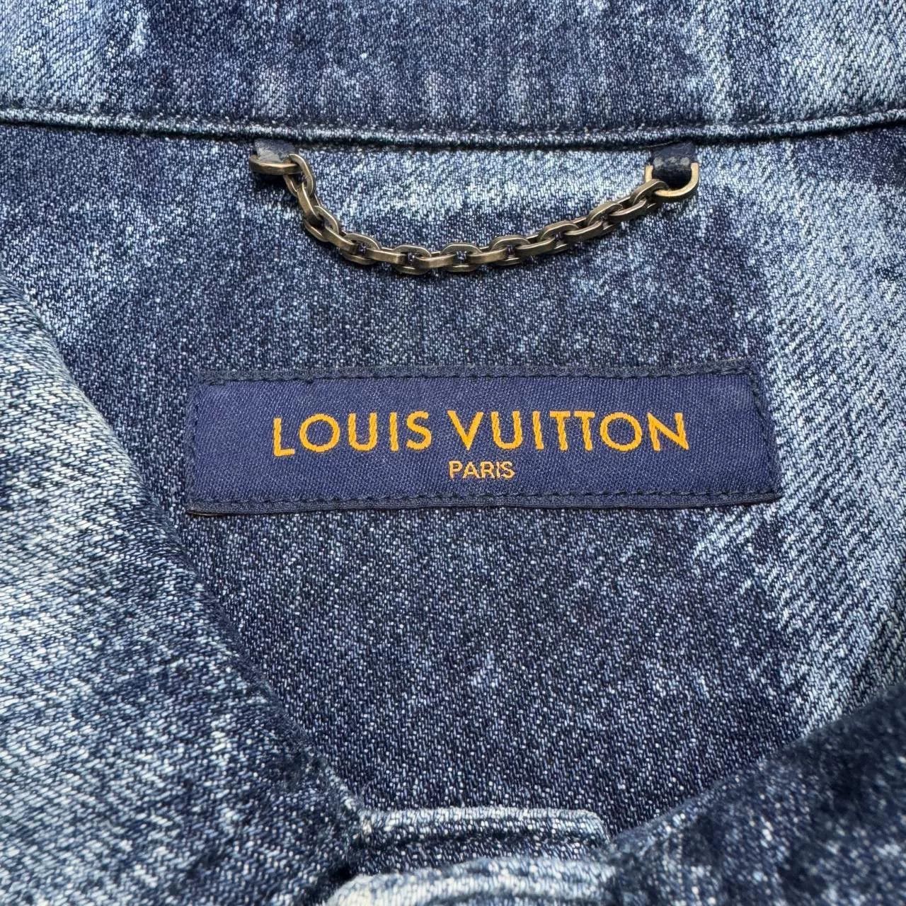 Louis Vuitton louis vuitton checkered denim short sleeve shirt. Size US XXL / EU 58 / 5 - 3 Thumbnail