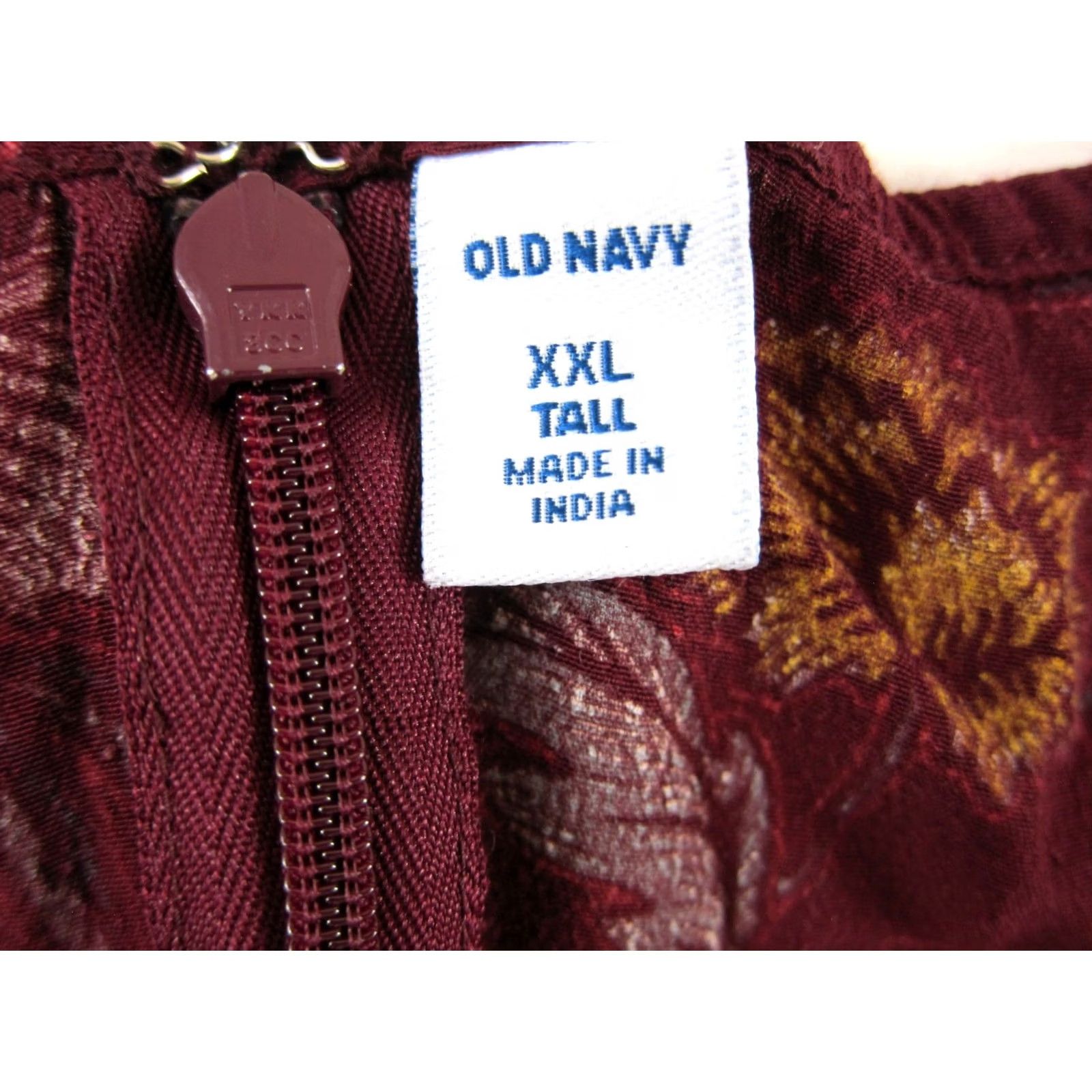 Old Navy Old Navy 100% Rayon Red Floral Short Sleeve Sheath Midi Dress XXL Tall Size 40" / US 18 - 3 Thumbnail