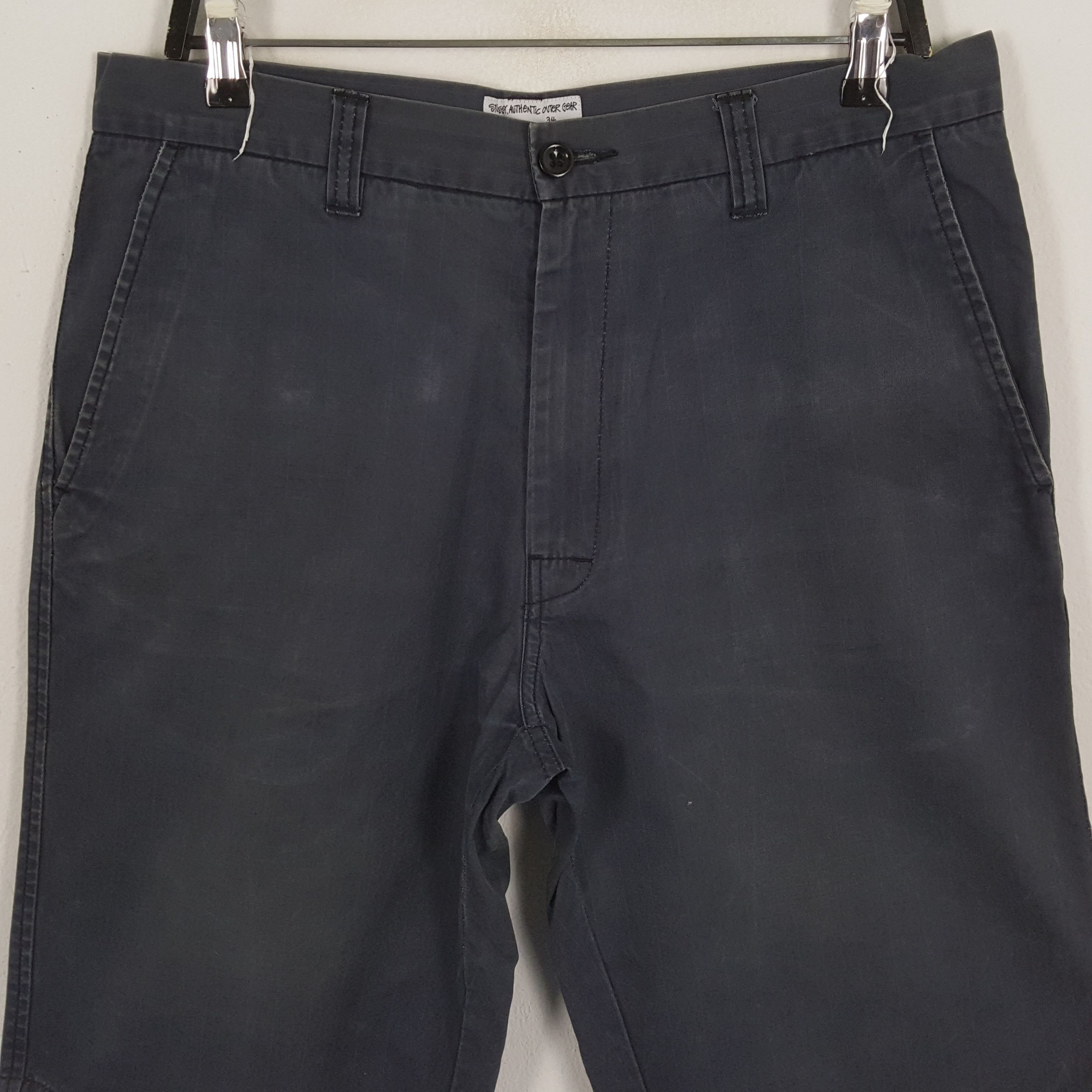 Stussy × Vintage STUSSY Streetwear Skater Style Custom Art Short Pants Size US 33 - 4 Thumbnail