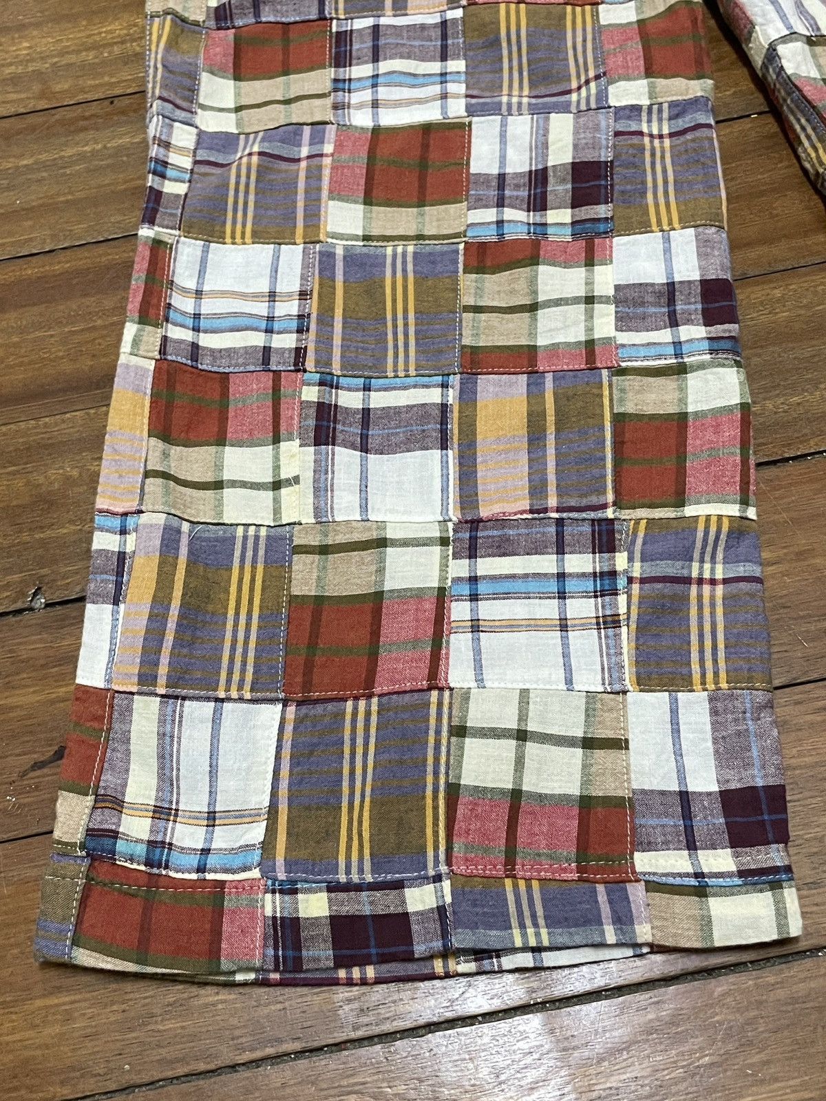 Japanese Brand × Vintage Very Rare Vintage Japanese Brand M.1.6 Patchwork Pants 1990s Size US 30 / EU 46 - 7 Thumbnail