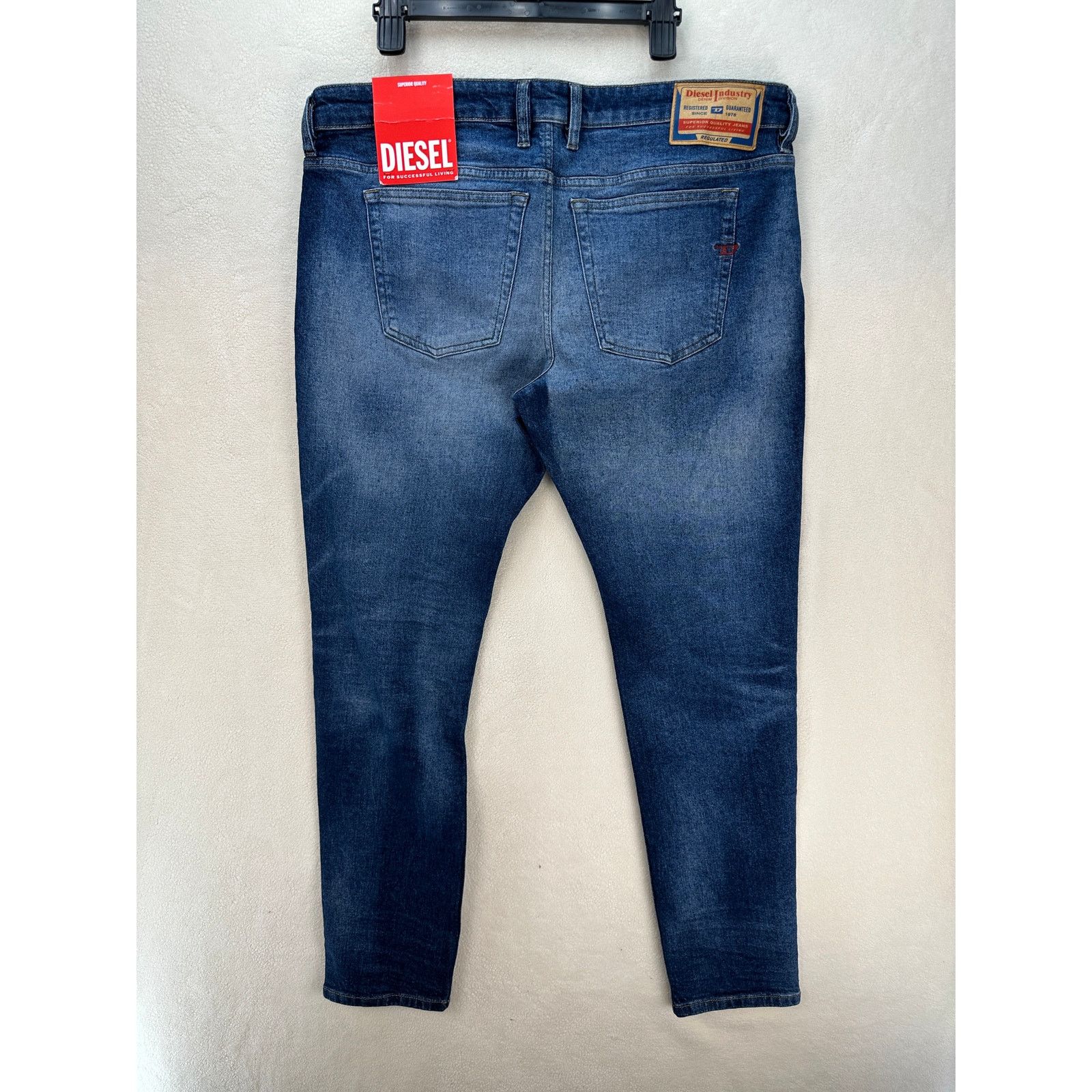 Diesel DIESEL INDUSTRY SLEENKER MEN'S 38X30 TAPER STRAIGHT JEANS MA Size US 38 / EU 54 - 7 Thumbnail