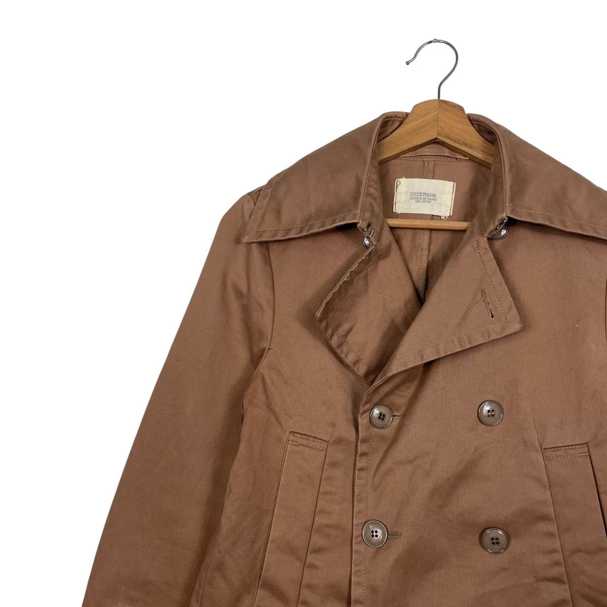 Zucca Zucca Travail Double Breasted Cotton Jacket Size US XS / EU 42 / 0 - 6 Thumbnail