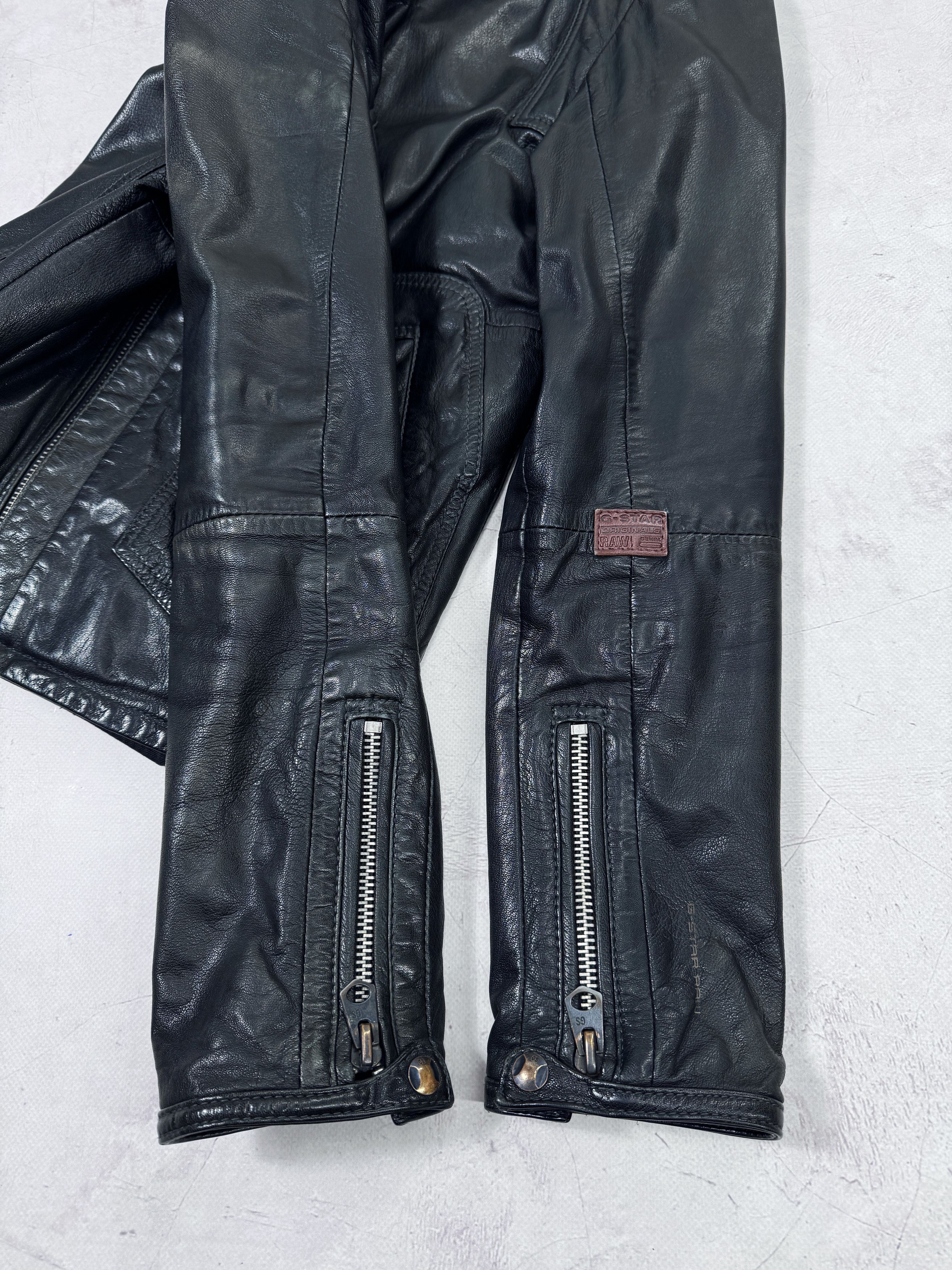 G-Star G-Star Raw Goat Leather Jacket Rco Brando Men Size US M / EU 48-50 / 2 - 16 Thumbnail