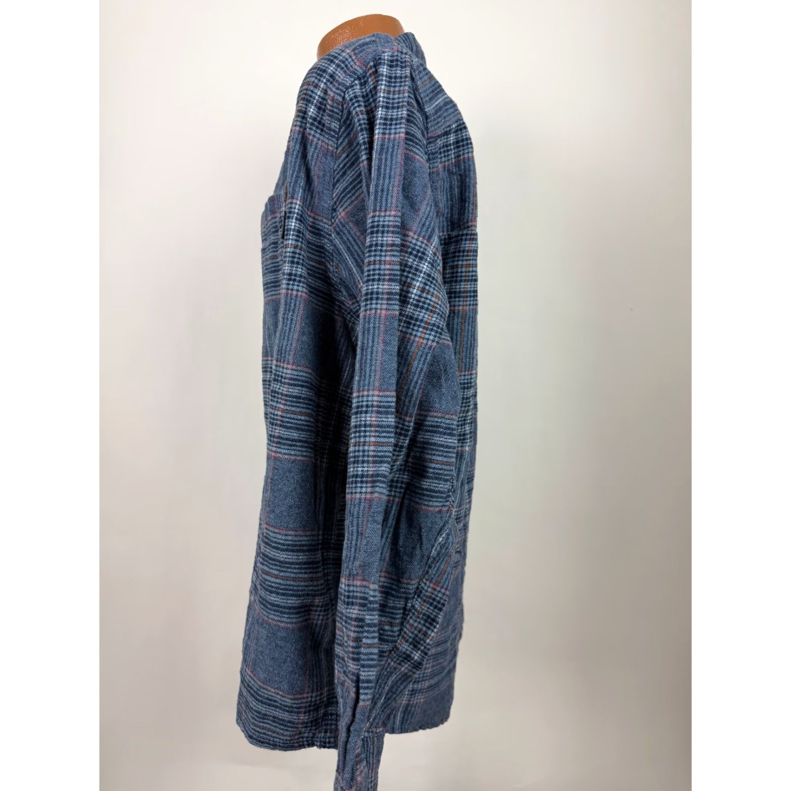 Eddie Bauer Eddie Bauer Flannel Shirt Men XXL Tight Fit Blue Plaid Cotton Button Up Outdoors Size US XXL / EU 58 / 5 - 7 Thumbnail