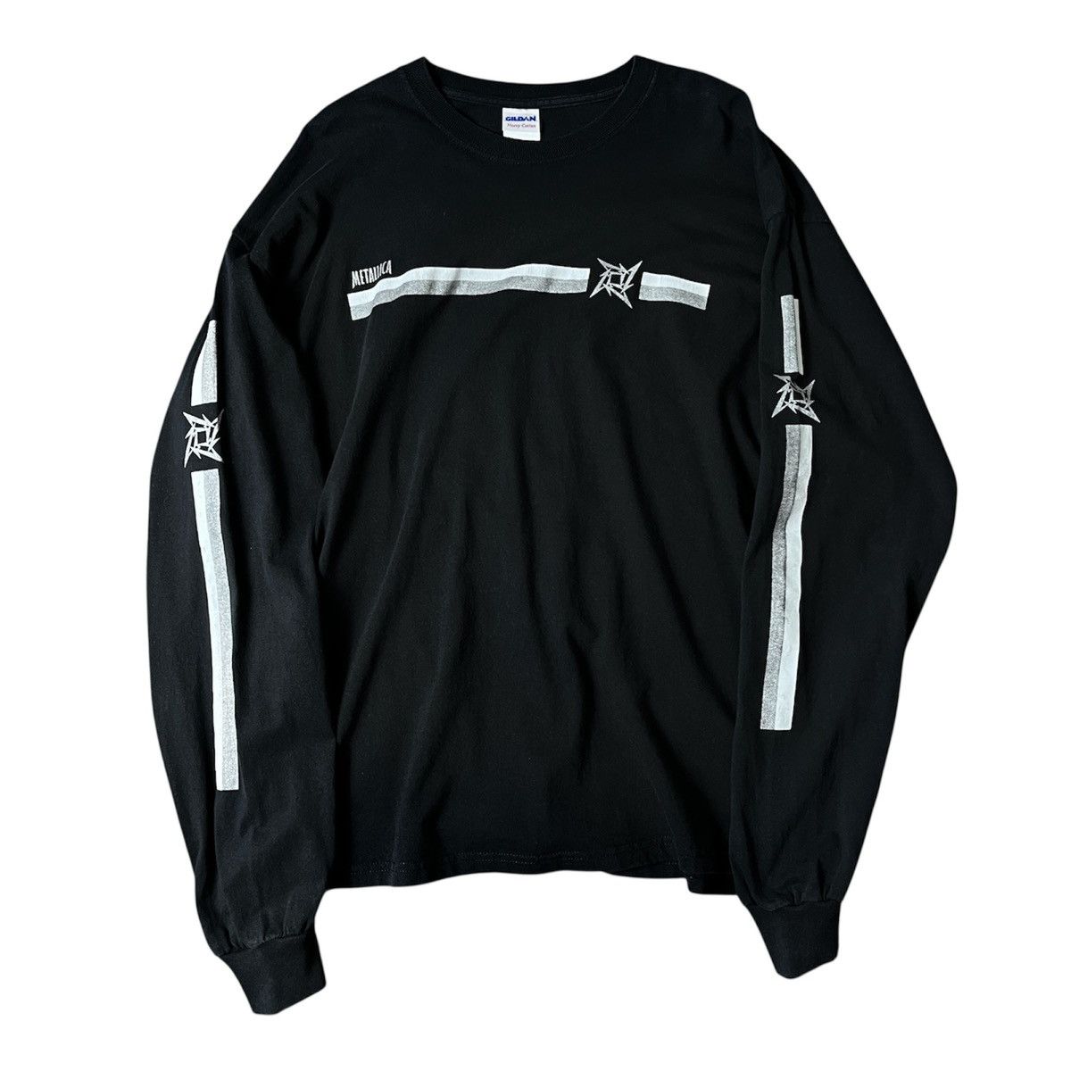 Band Tees Metallica “Reload” Stripe Long Sleeve Tee – Official Size US XL / EU 56 / 4 - 1 Thumbnail