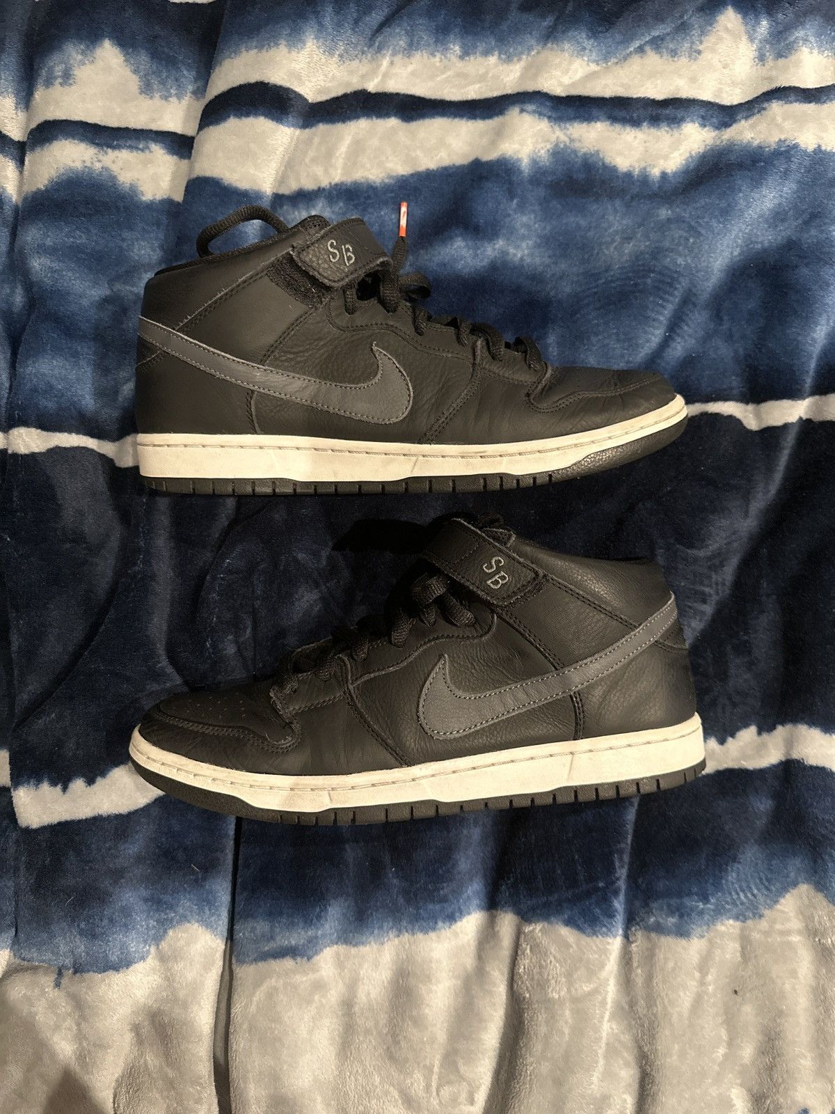 Nike Nike SB Orange Label Dunk Mid ISO ‘Black Cat’ Size US 10 / EU 43 - 1 Thumbnail