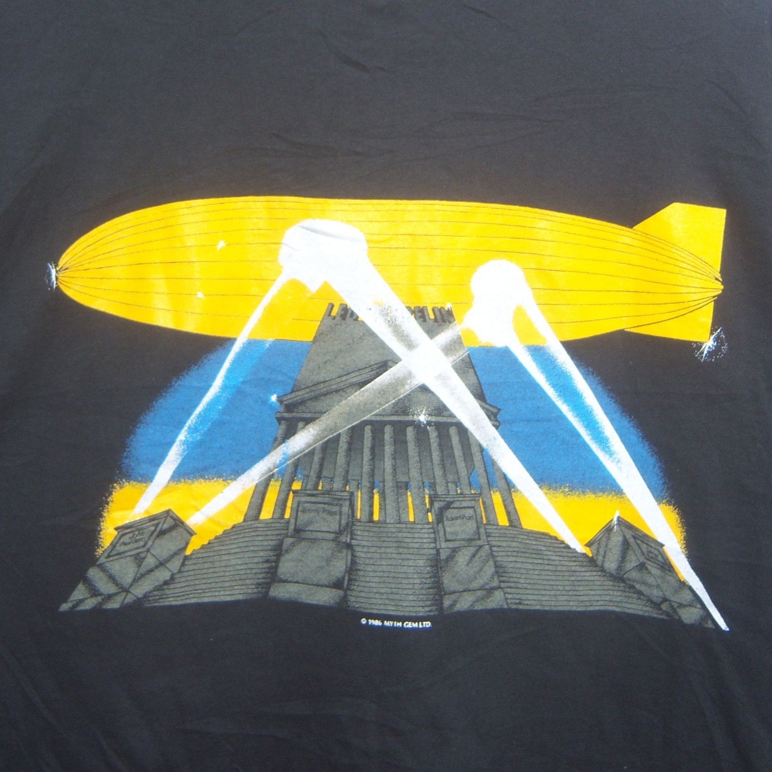 Band Tees × Hanes × Vintage 1986 Led Zeppelin Near Deadstock Size US L / EU 52-54 / 3 - 13 Thumbnail