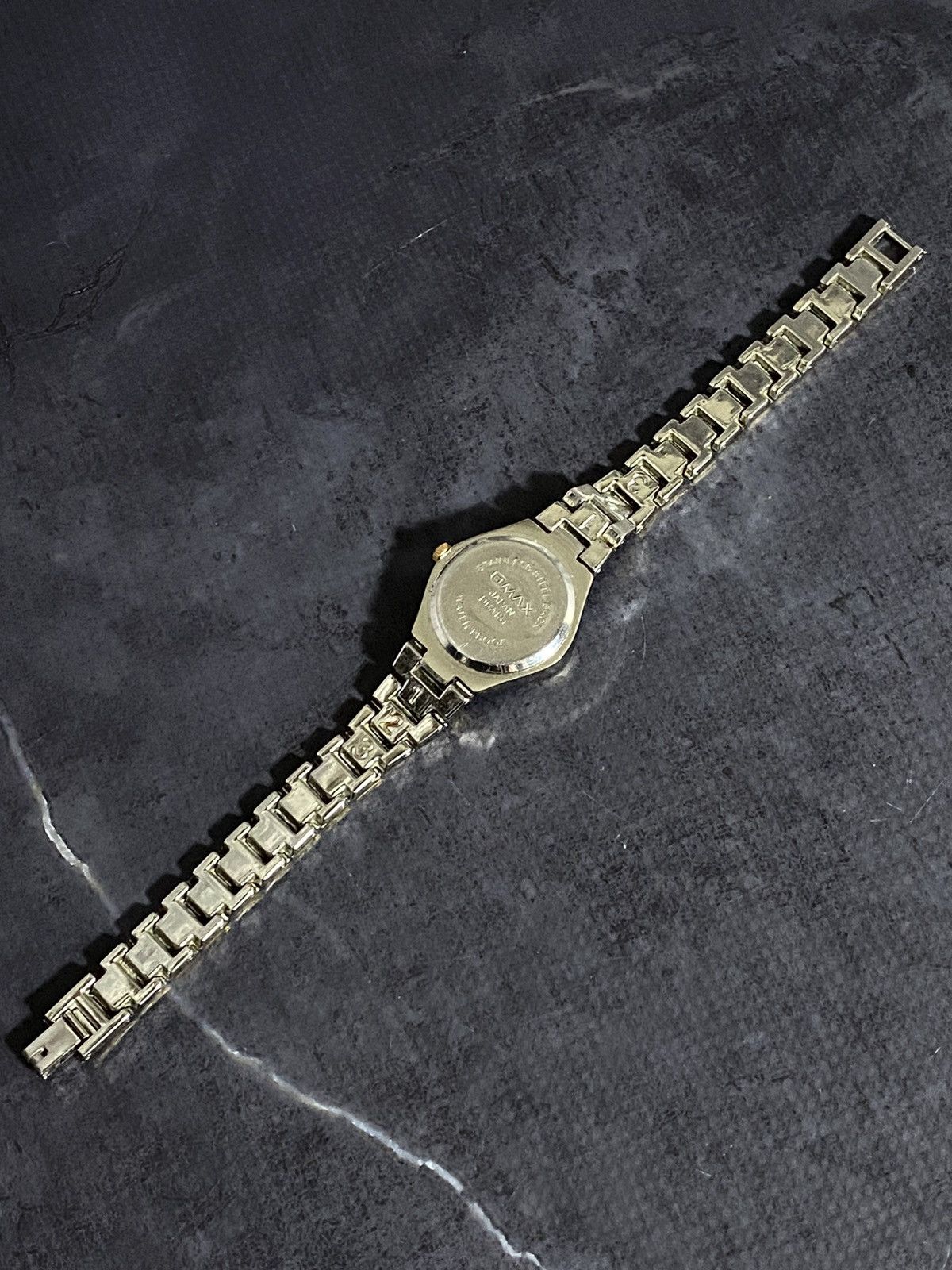 Vintage Omax Unisex Two-Tone Black Dial Watch Japanese Brand Size ONE SIZE - 9 Thumbnail