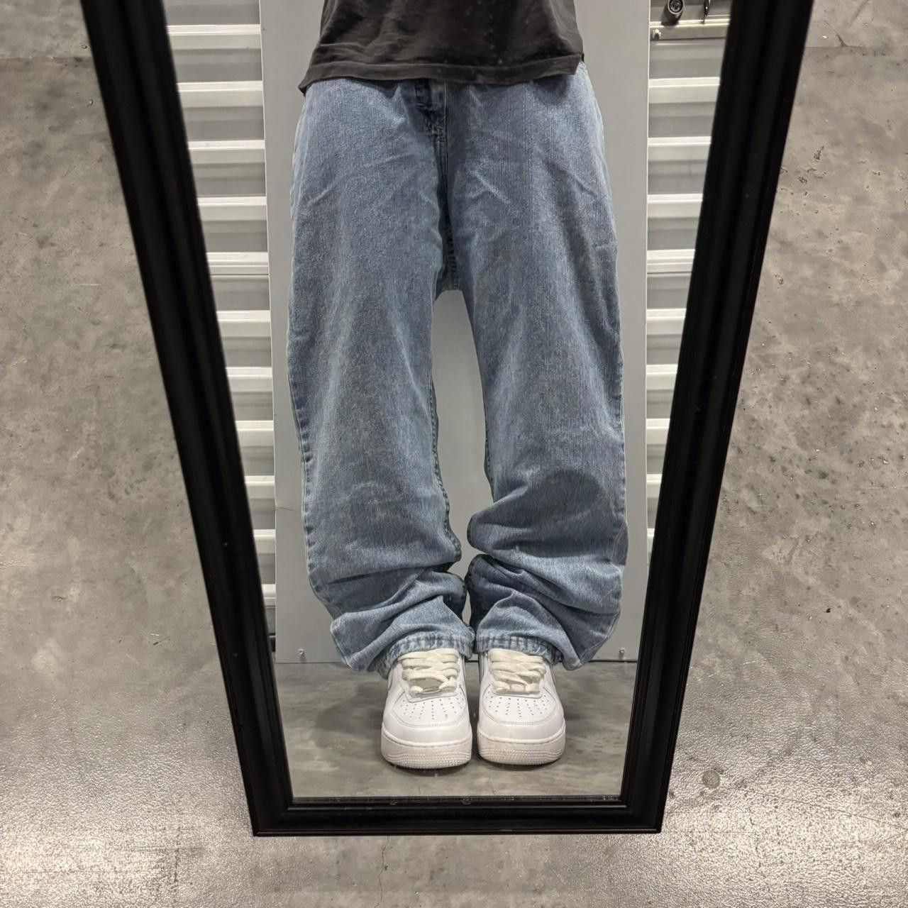Japanese Brand × Vintage Crazy Vintage Y2K/2000s Light Wash Essential Denim Jeans! Size US 34 / EU 50 - 1 Thumbnail