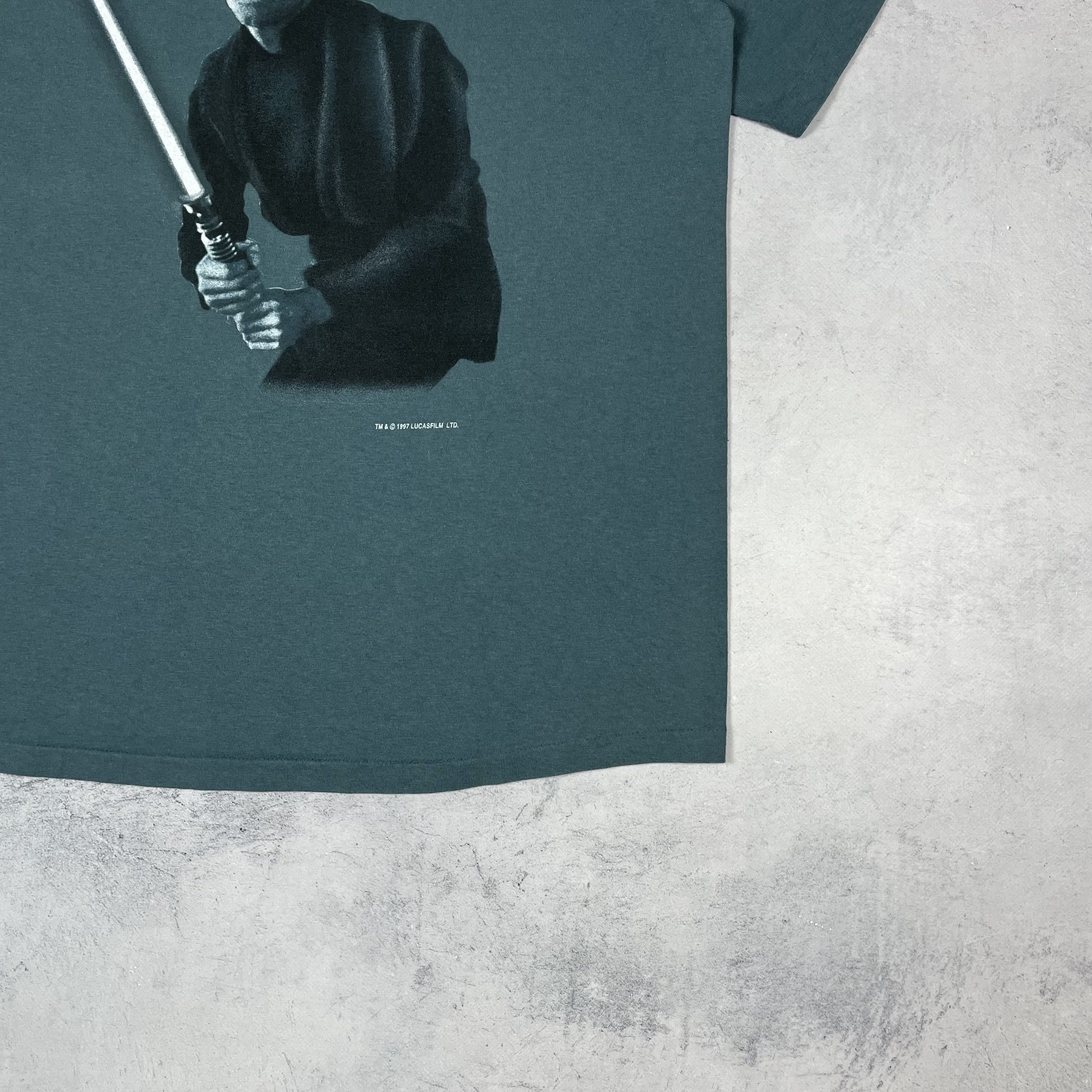 Star Wars Vintage Luke Skywalker Star Wars Rare Movie T Shirt 1997 Size US L / EU 52-54 / 3 - 4 Thumbnail