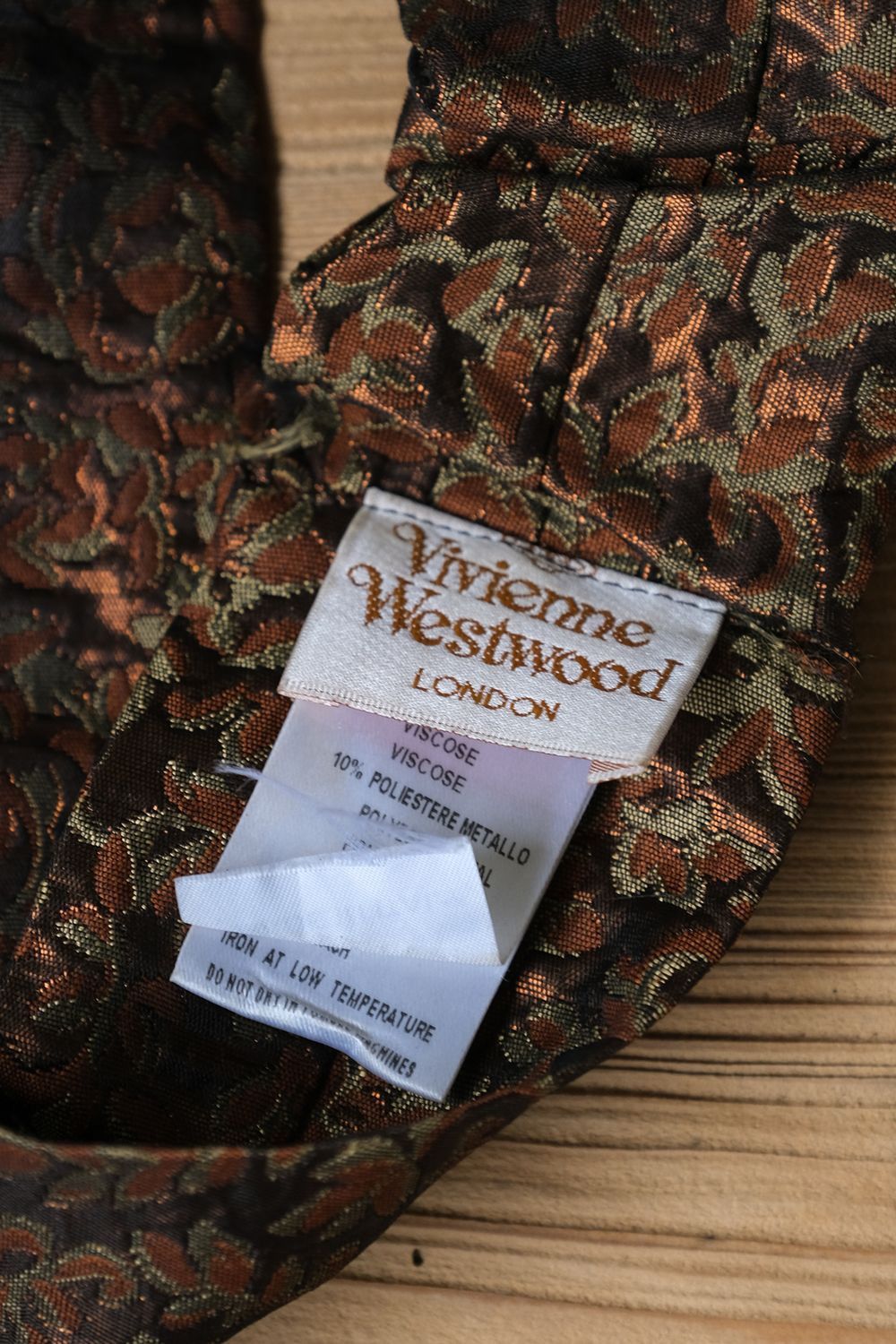 Vivienne Westwood Vivienne Westwood Vintage Jacquard Head Band Brown Size ONE SIZE - 5 Thumbnail
