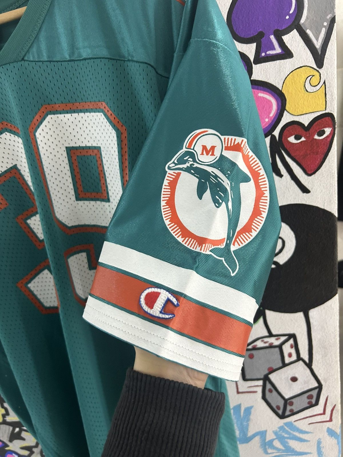 NFL × Vintage 90s #39 Larry Csonka Dolphins Jersey Size US XL / EU 56 / 4 - 3 Thumbnail
