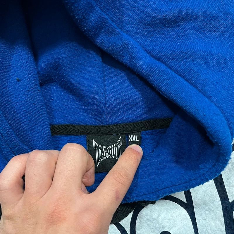 Tapout Vintage Tapout Big Logo Spellout Hoodie Rap Y2K Trendy Baggy Size US XXL / EU 58 / 5 - 9 Thumbnail