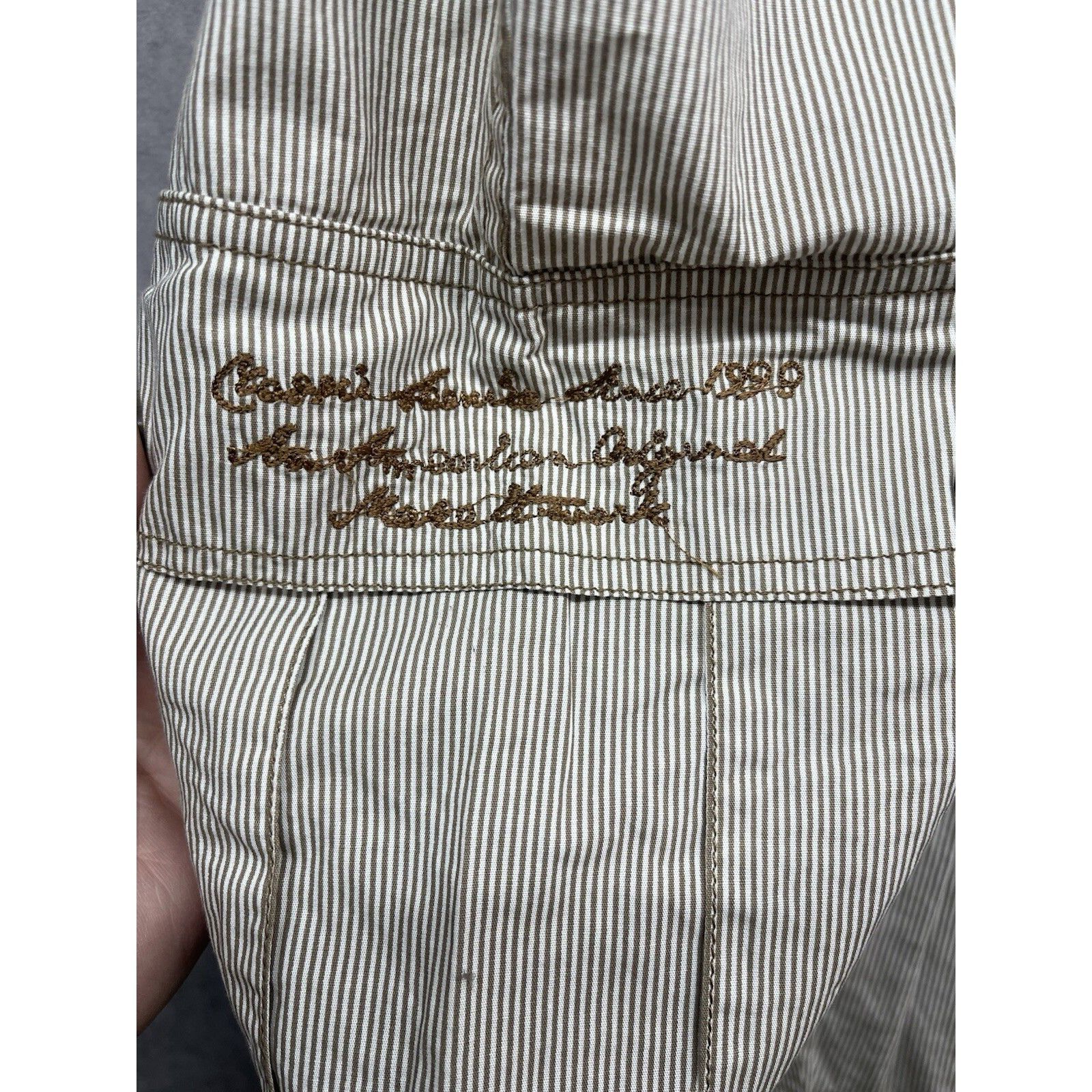 Phat Farm Y2K Vintage Phat Farm Shorts Mens 38 Striped Cargo Loose Bag Size US 38 / EU 54 - 7 Thumbnail