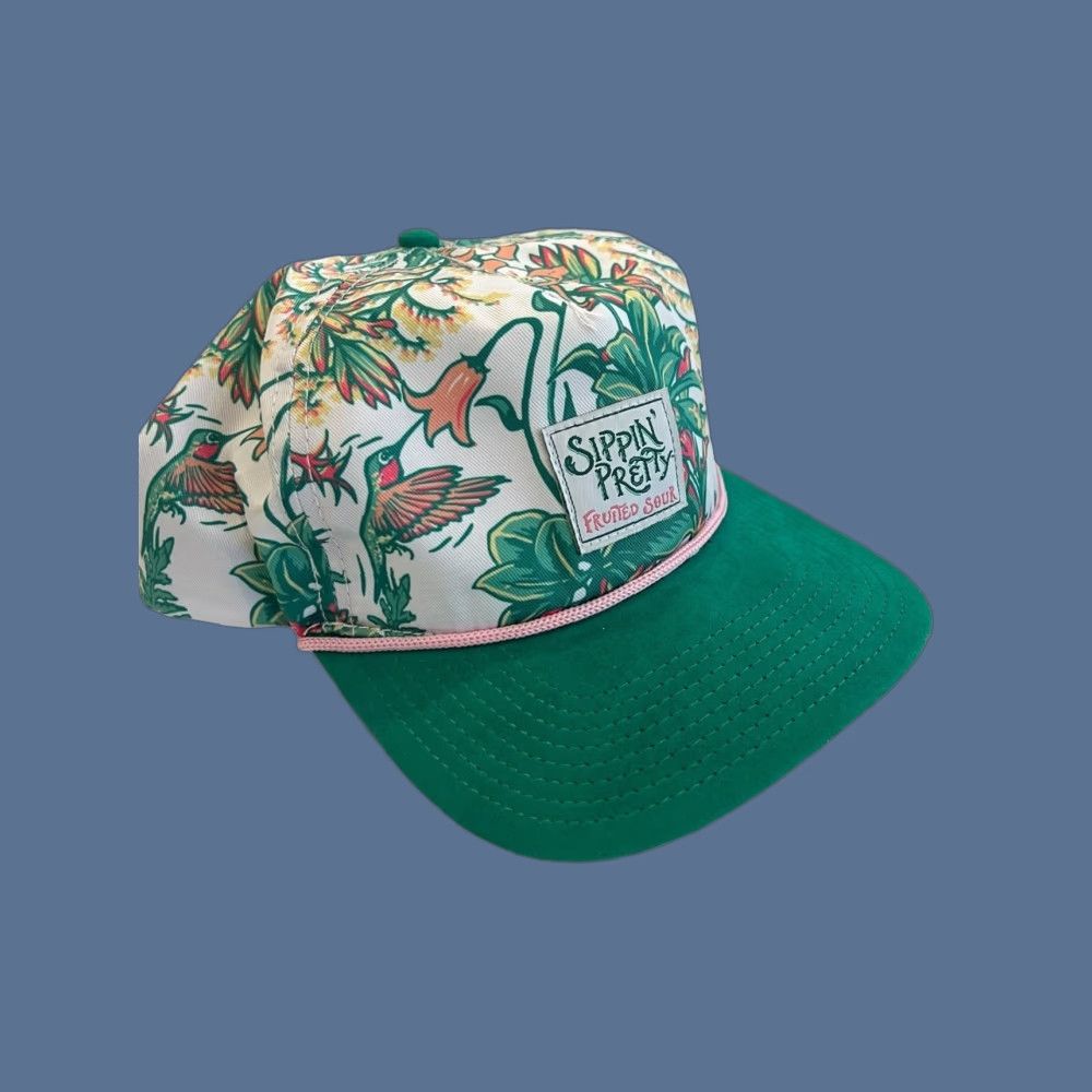 Vintage Sippin’ Pretty Fruited Sour Odell Brewing Snapback Hat Pink Rope Cap EUC Size ONE SIZE - 1 Thumbnail