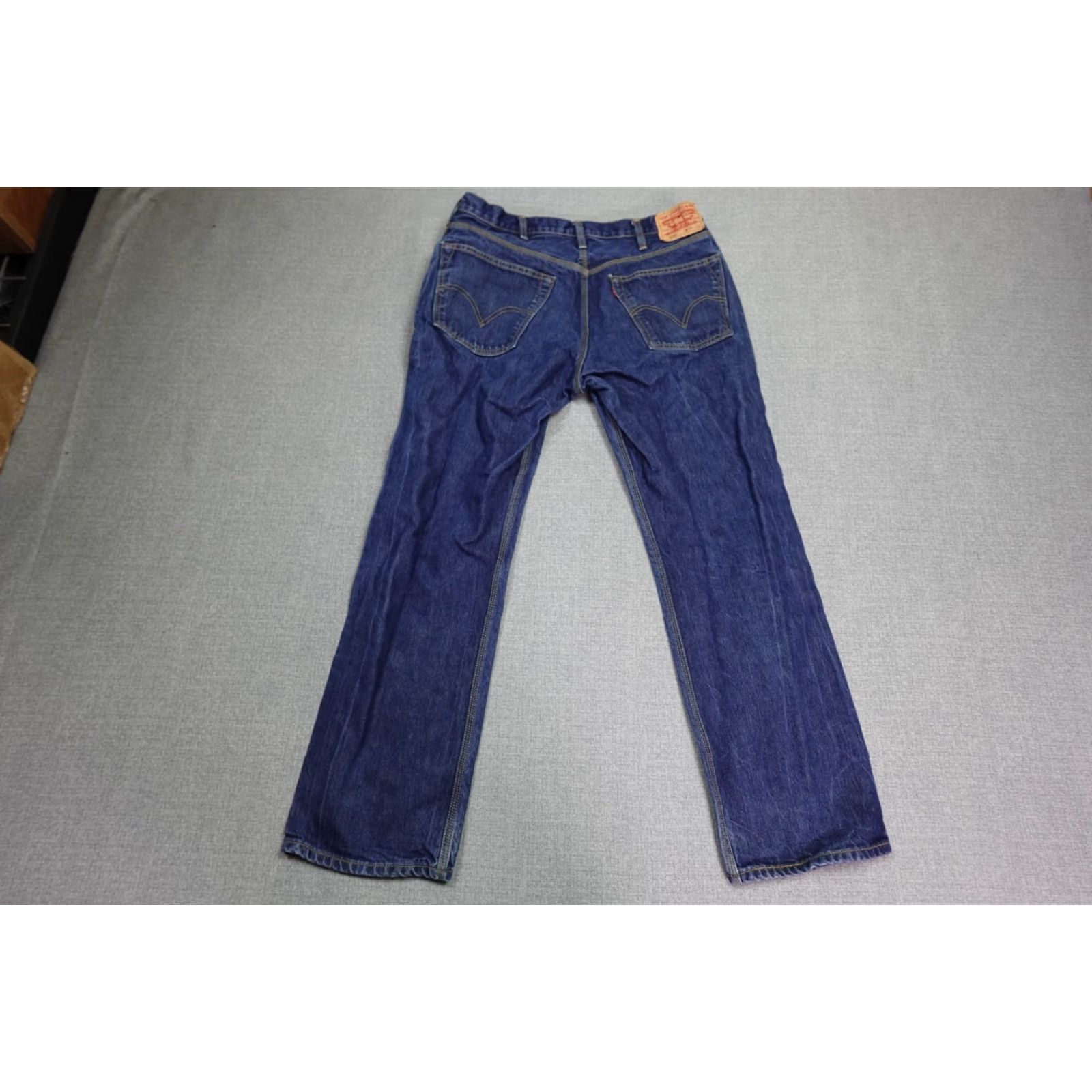 Levi's Levi's 505 Jeans Men's 38x32 Blue Relaxed Fit Denim USA Western Rancher Size US 38 / EU 54 - 4 Thumbnail