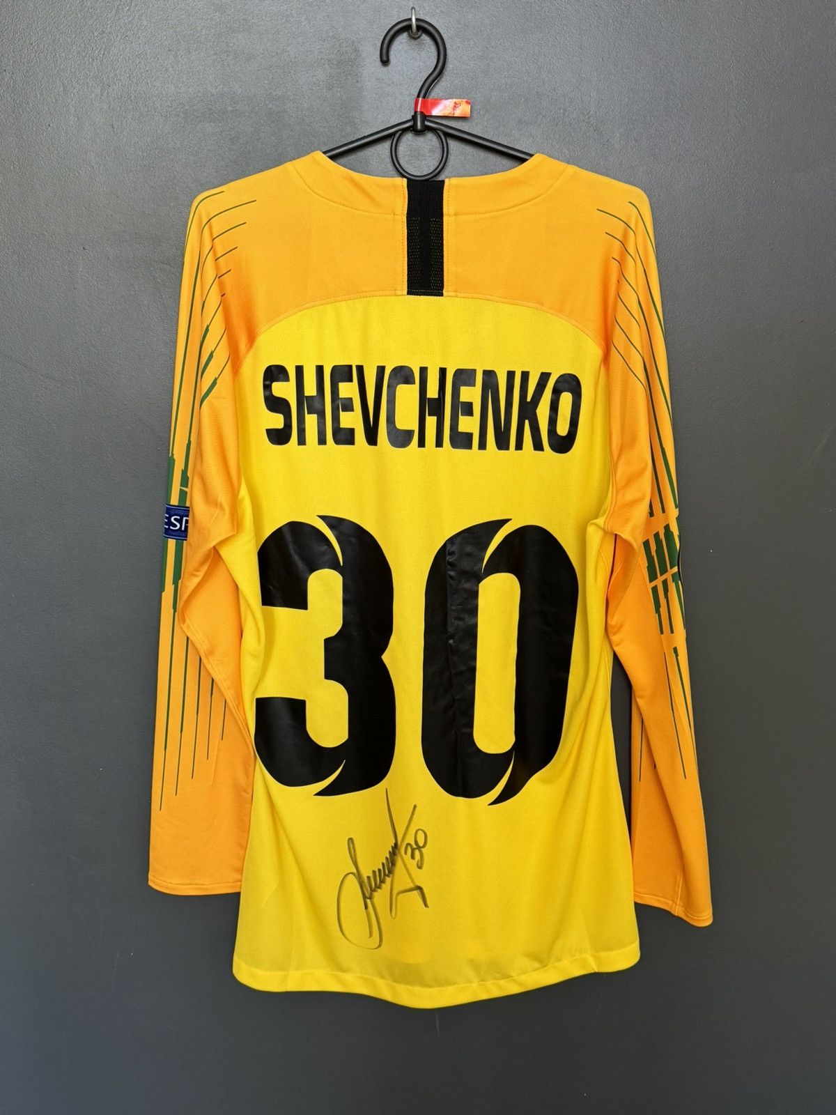 Nike Zorya Luhansk Match Worn Goalkeeper Shevchenko Football Shir Size US L / EU 52-54 / 3 - 1 Thumbnail