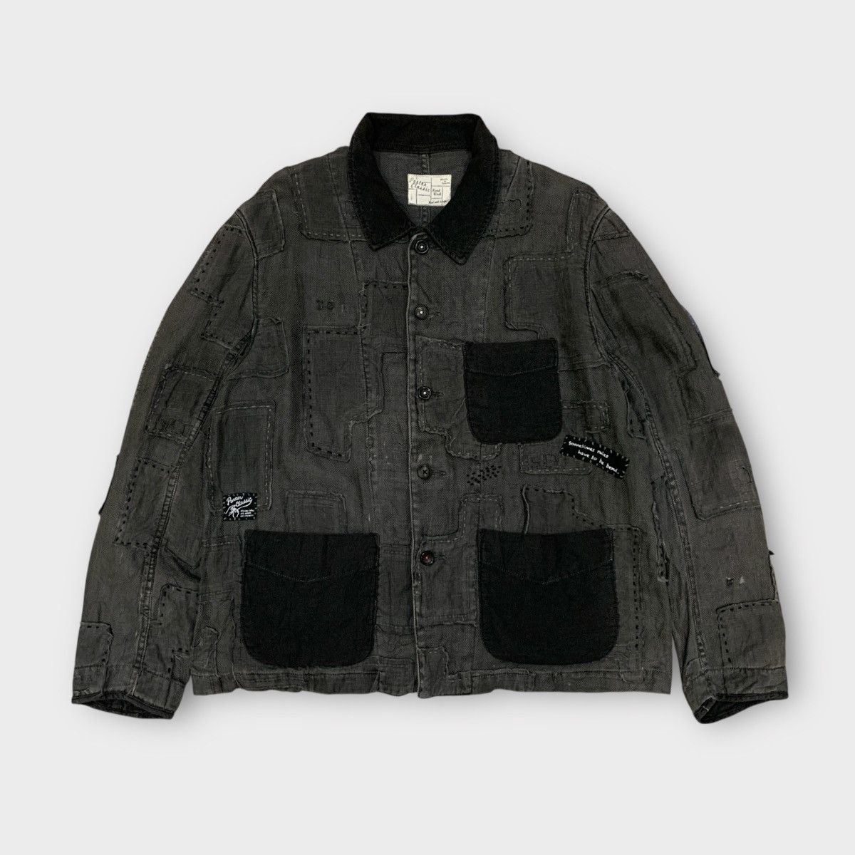Porter Classic PORTER CLASSIC PATCH FRENCH WORK BORO JACKET SASHIKO Size US M / EU 48-50 / 2 - 1 Thumbnail