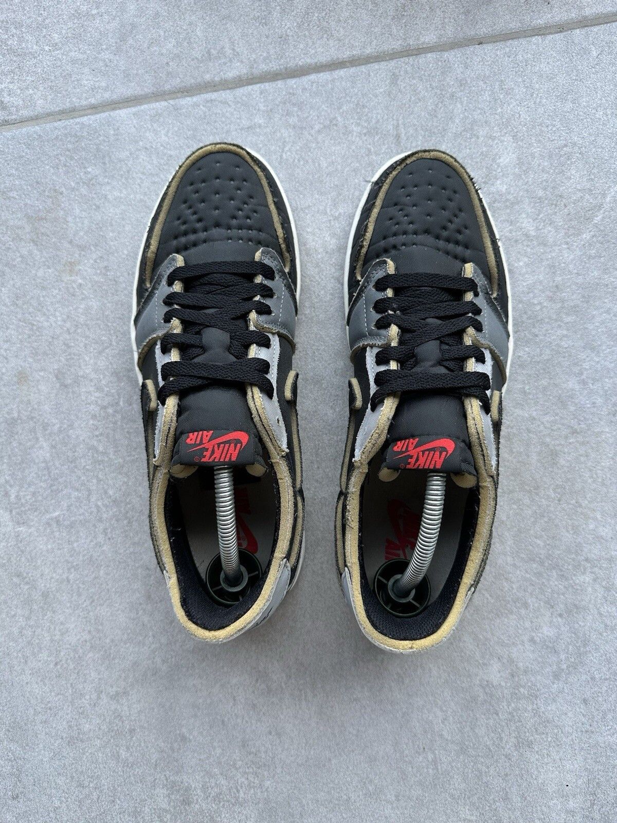 Nike Nike Air Jordan 1 Retro Low OG EX Black Smoke Gray Mens Size US 9.5 / EU 42-43 - 3 Thumbnail