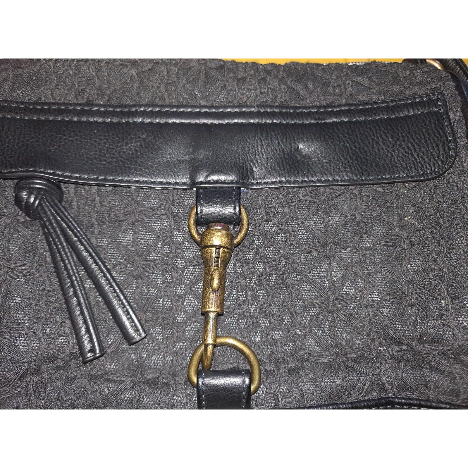 Other Twig & Arrow Black Shoulder Bag Purse with Clip Front and 1/ Size ONE SIZE - 2 Thumbnail