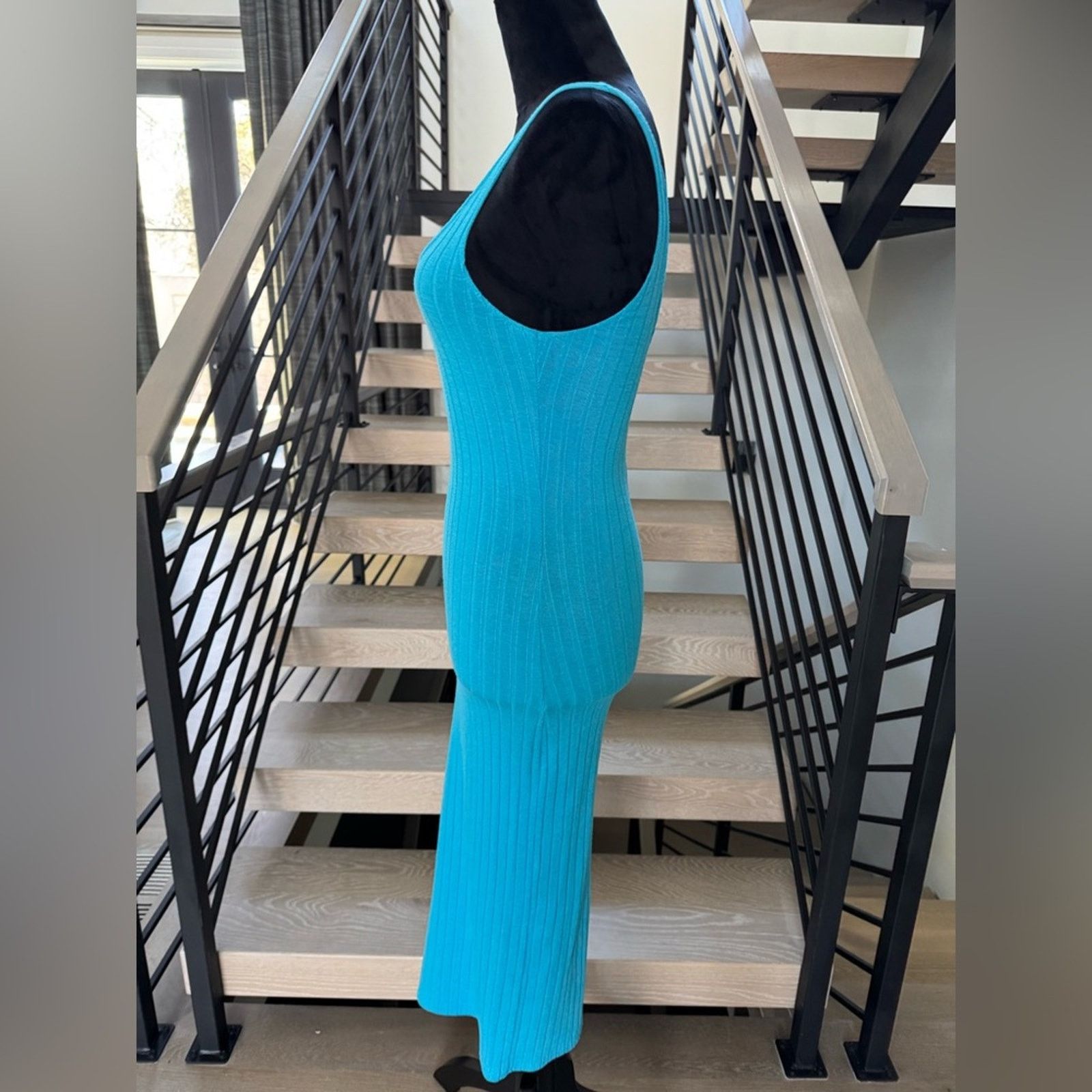 Other New Vibrant Blue Sleeveless Knit Dress size S Size S / US 4 / IT 40 - 4 Thumbnail