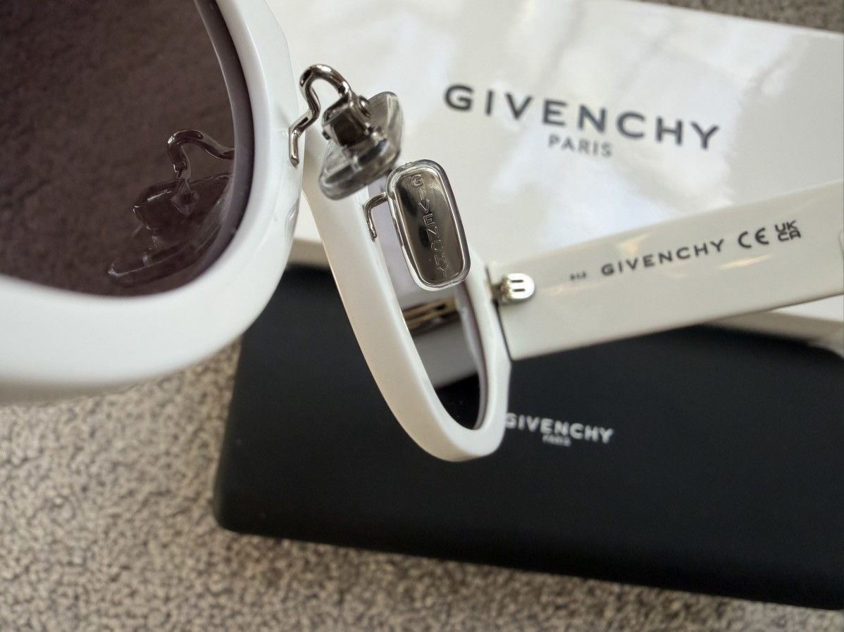 Givenchy givenchy gv40020f white acetate round sunglasses Size ONE SIZE - 3 Thumbnail