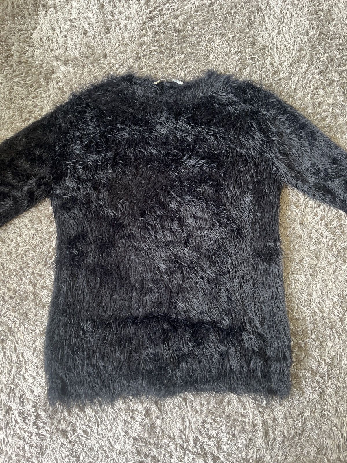 image of 1017 Alyx 9Sm Fuzzy Alyx Sweater in Black, Men's (Size XL)