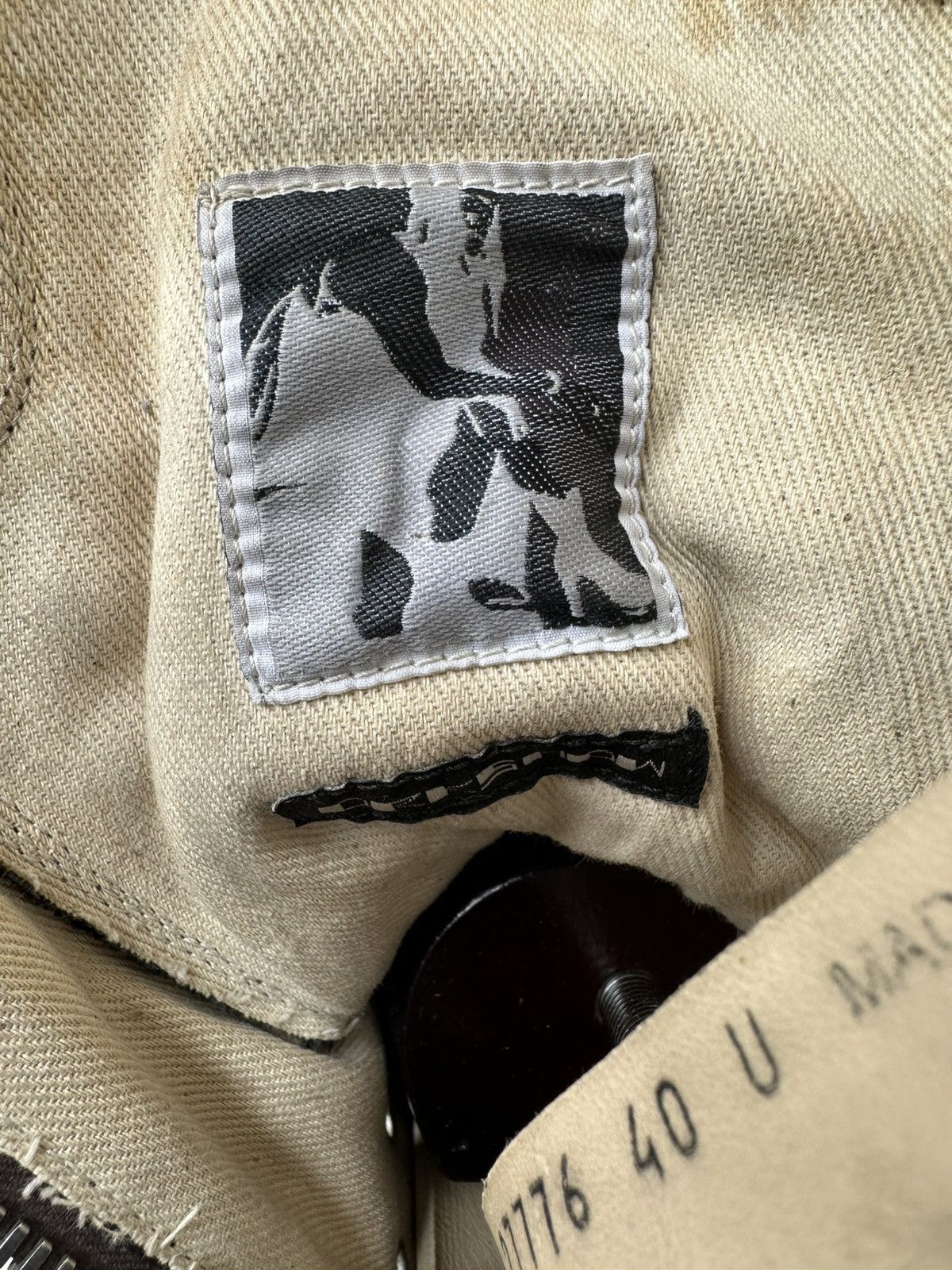 Rick Owens Drkshdw Rick Owens Drkshdw Abstract Pentagram Ramones Black Milk Size US 7.5 / EU 40-41 - 20 Thumbnail