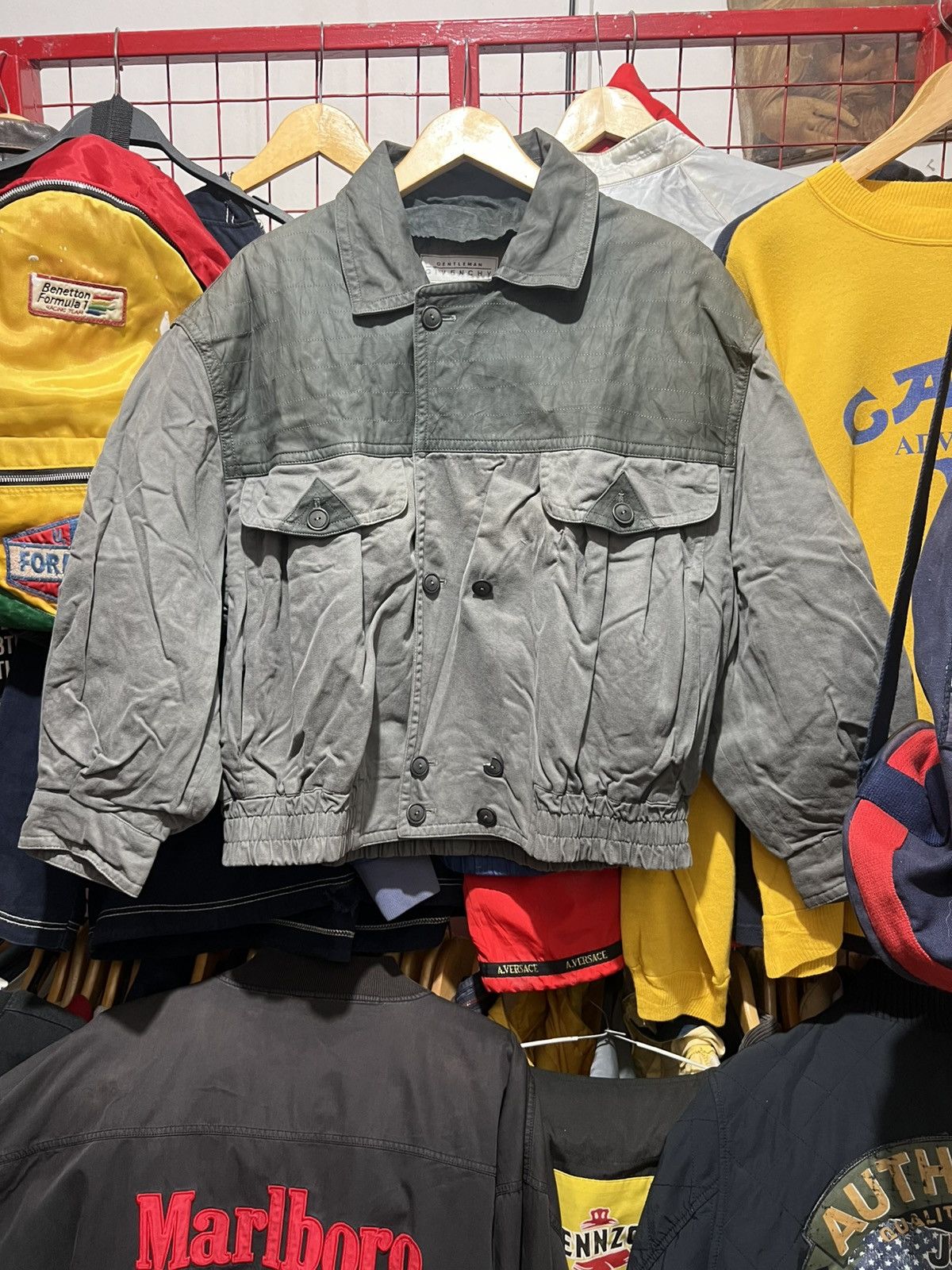 Fashion Victim × Givenchy 90s Givenchy Bomber Jacket Vintage Size US XL / EU 56 / 4 - 1 Thumbnail
