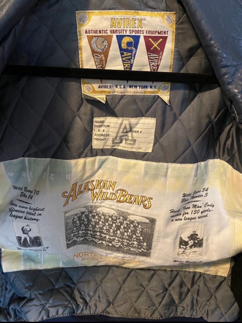 Avirex AVIREX varsity jacket "Alaskan White Bears" Size US XL / EU 56 / 4 - 4 Thumbnail