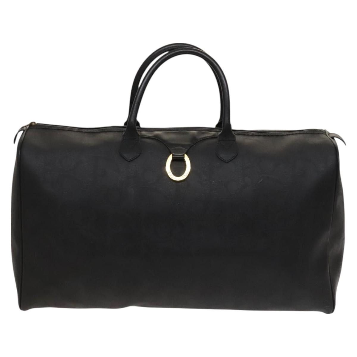 Dior DIOR Trotter Canvas Boston Bag Black Gold Size ONE SIZE - 2 Thumbnail