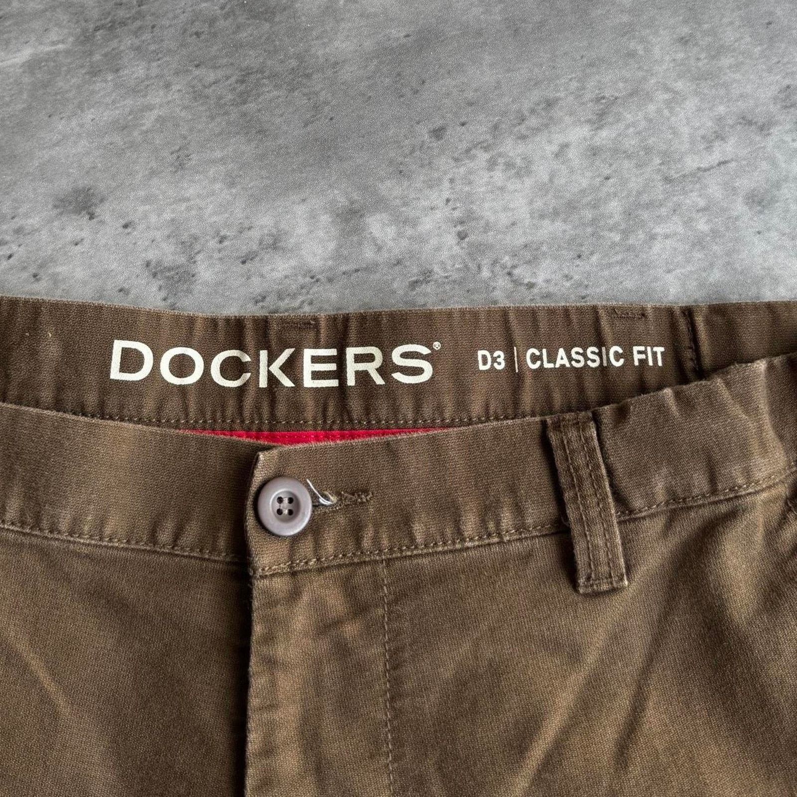 Carhartt × Dockers × Vintage Vintage Y2K Carhartt Style Chocolate Brown Cargo Tech Pants Size US 38 / EU 54 - 3 Thumbnail