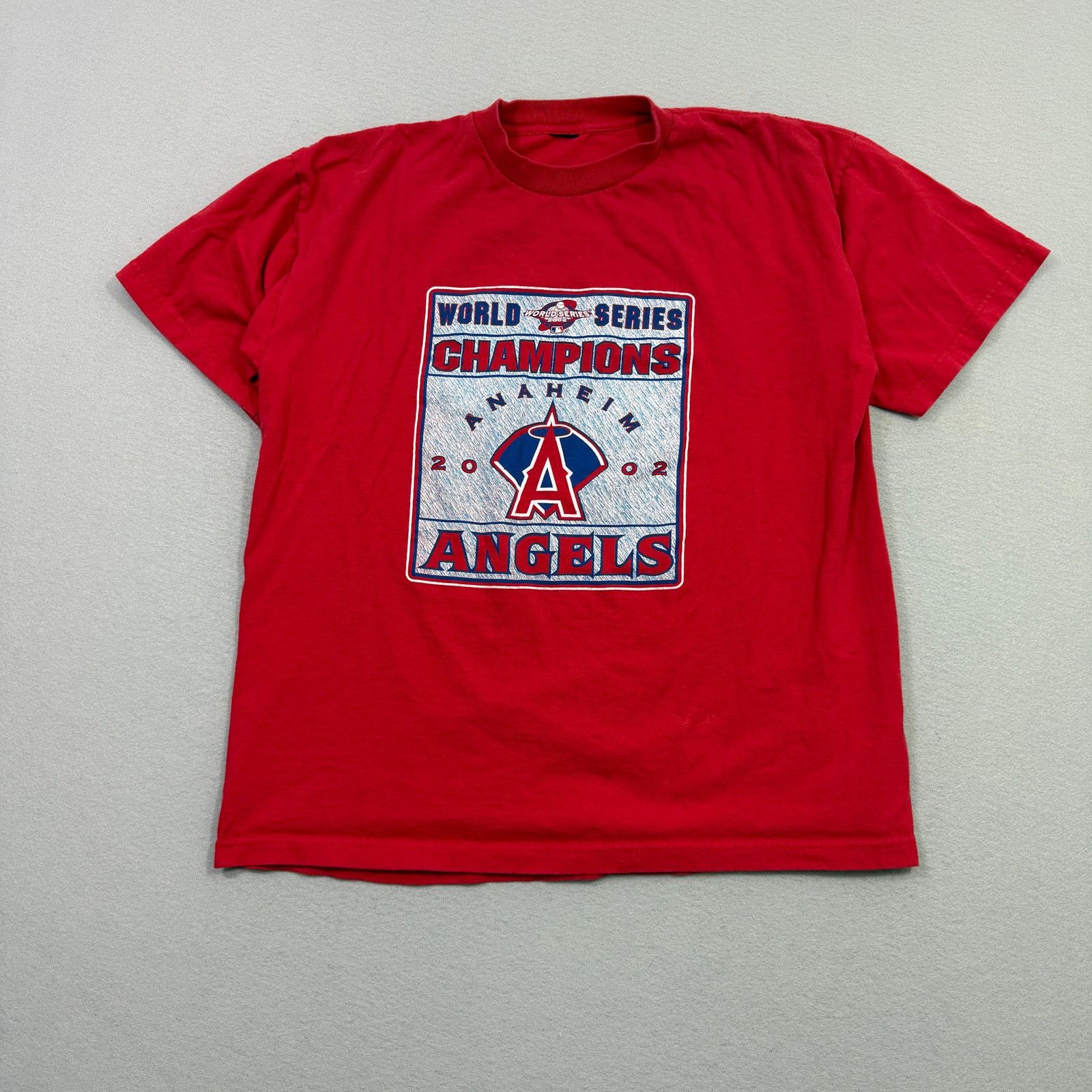 Vintage Vintage Anaheim Angels World Series Champions Shirt XL Size US XL / EU 56 / 4 - 1 Thumbnail