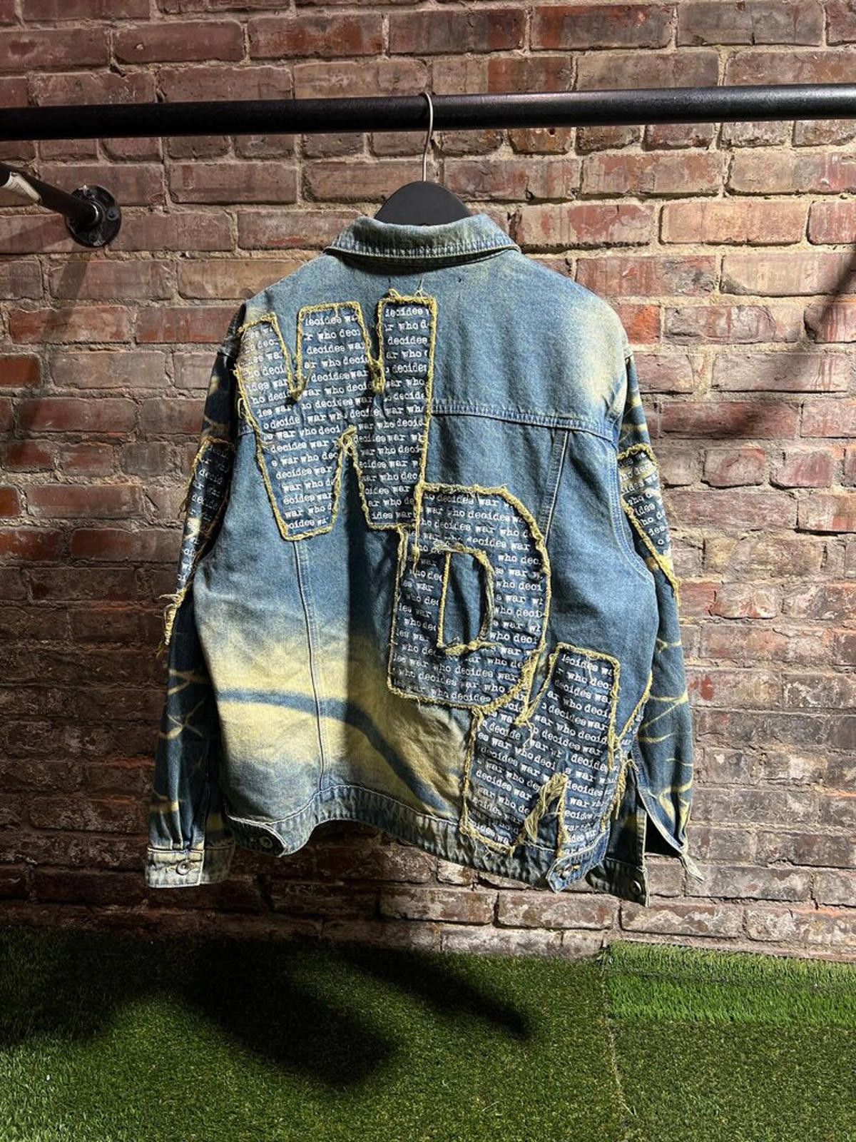 Who Decides War Who Decides War Overlay Denim Jacket Sz. XL Size US XL / EU 56 / 4 - 2 Thumbnail