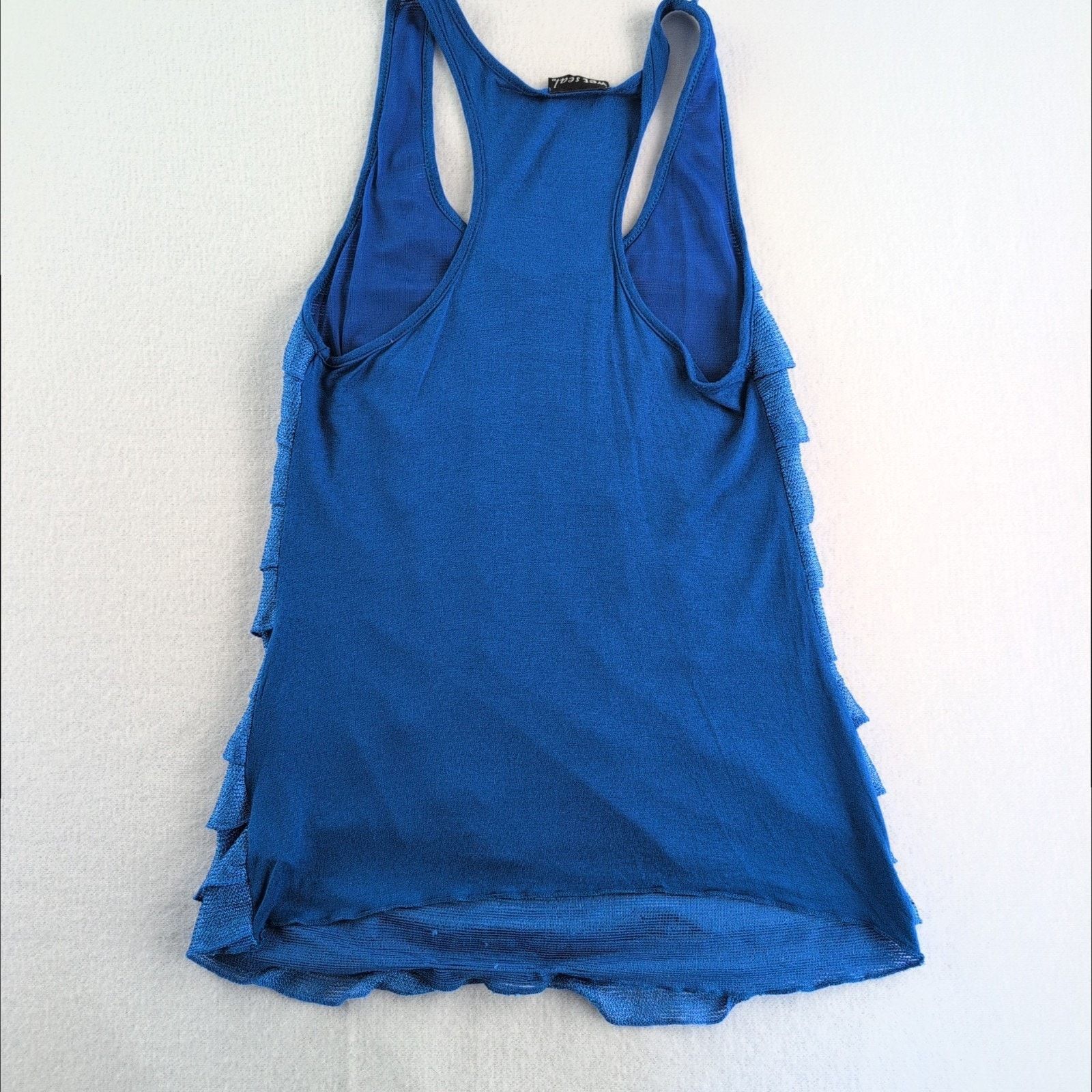 Other Y2K WET SEAL Vintage Metallic Blue Shutter Tank Women's L Size L / US 10 / IT 46 - 8 Thumbnail
